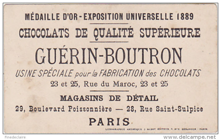 Chromo - Chocolat Guérin-Boutron - Tout Va Bien? En Vous Remercilliant, Mon Captitaine, Tout à La Douce! - Guerin Boutron