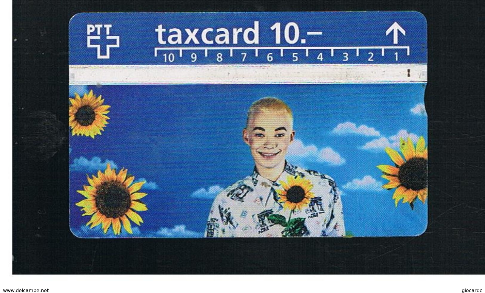 SVIZZERA (SWITZERLAND) - 1995    BOY, FLOWERS   - USED - RIF. 10051 - Fleurs