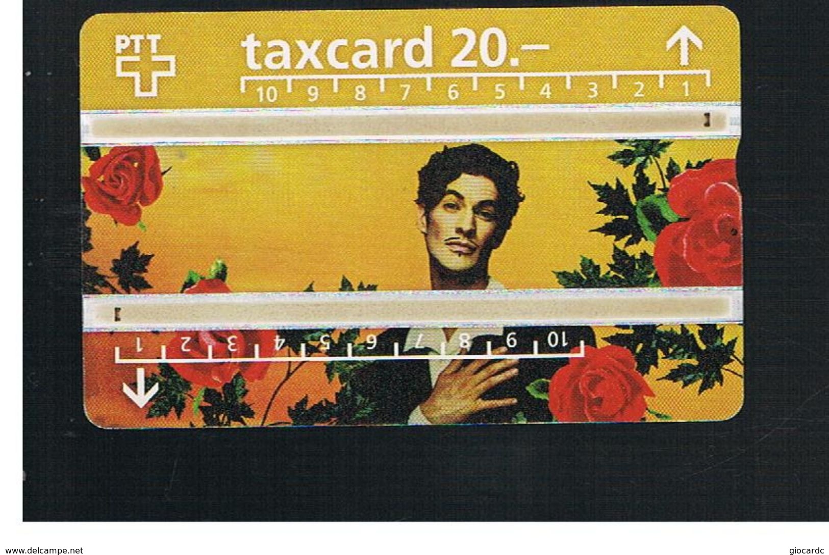 SVIZZERA (SWITZERLAND) - 1995   MAN, FLOWERS   - USED - RIF. 10052 - Fleurs