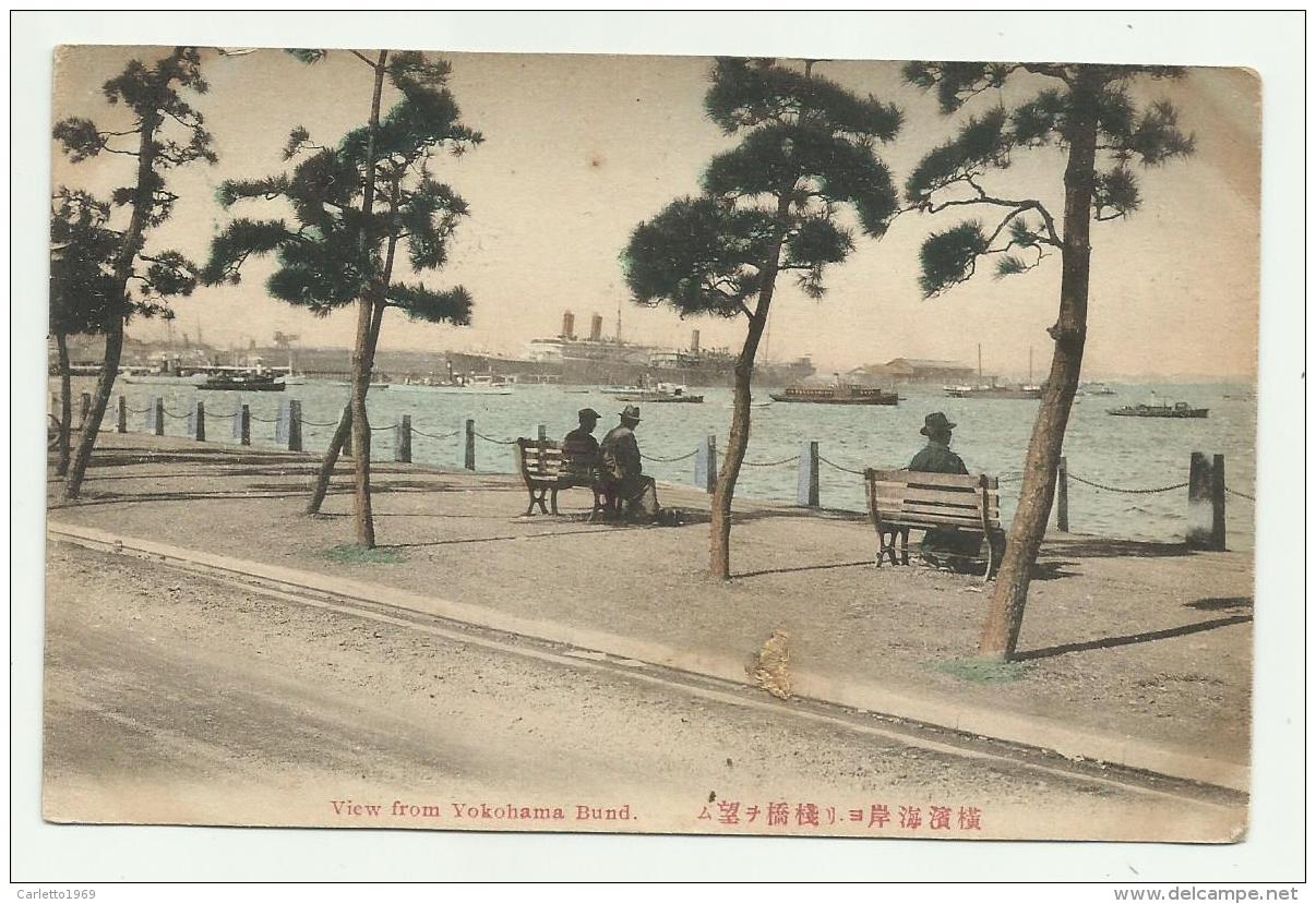 VIEW FROM YOKOHAMA BUND  -  1900/20 - NV FP - Yokohama