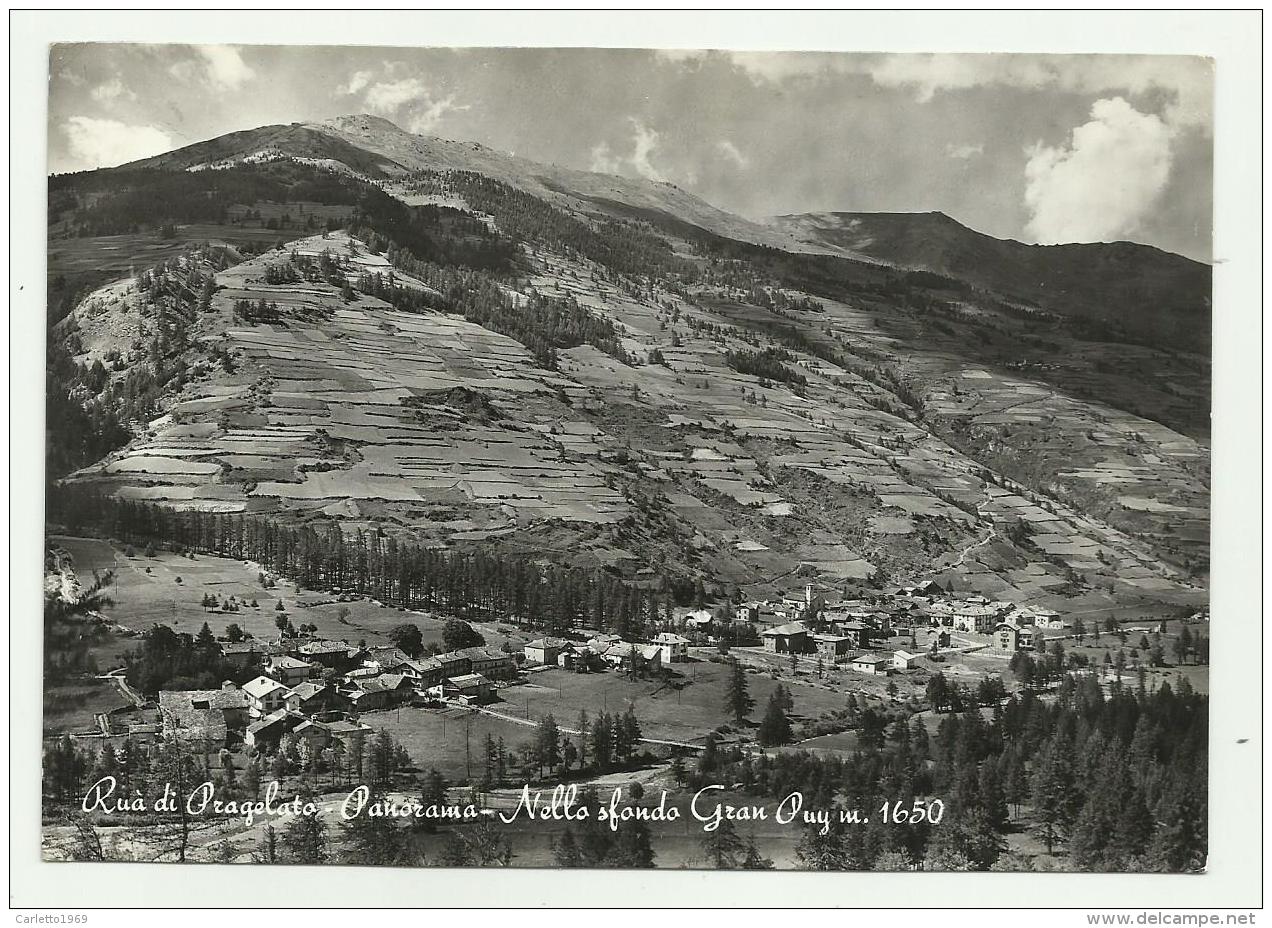 RUA' DI PRAGELATO  - PANORAMA - NELLO SFONDO GRAN PUY  - VIAGGIATA FG - Autres & Non Classés