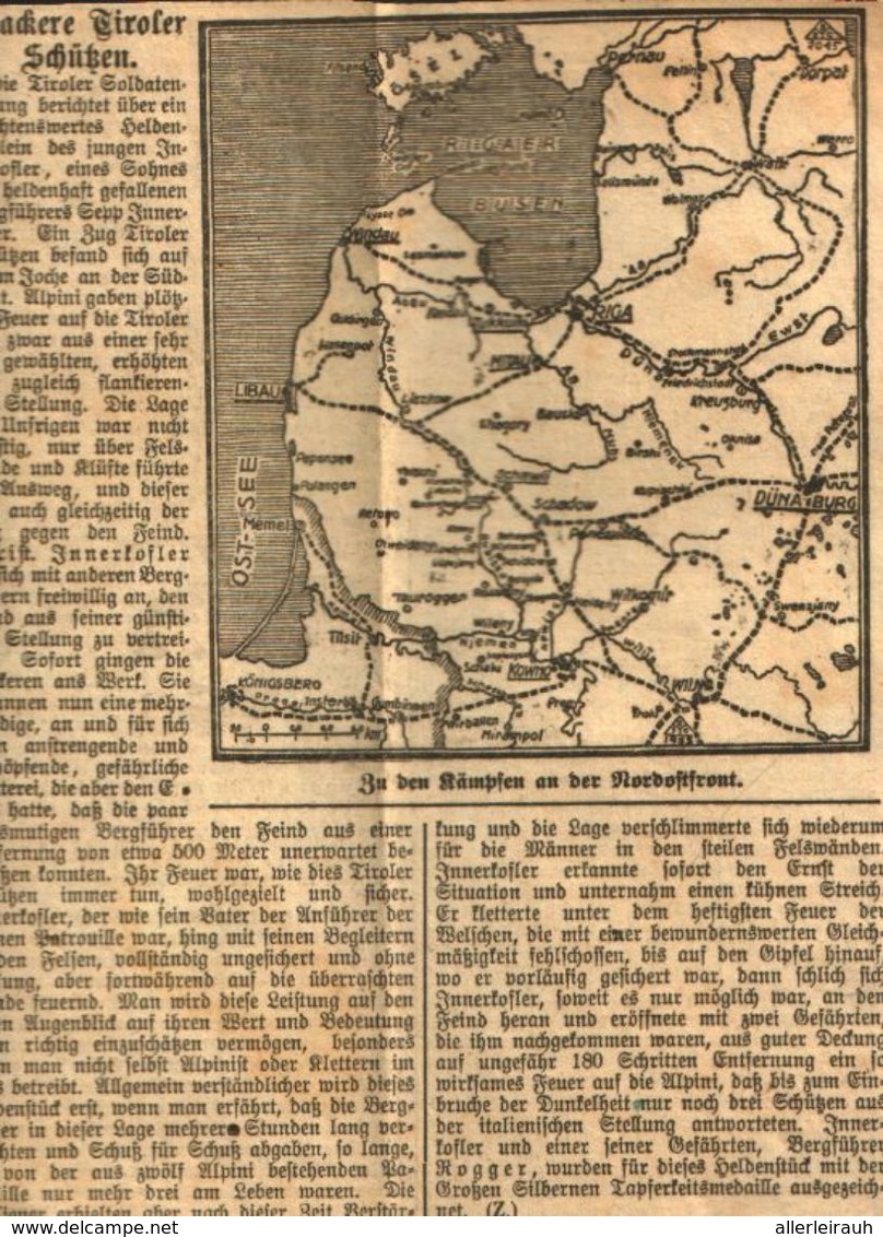 Wackere Tiroler Schuetzen / Artikel, Entnommen Aus Zeitschrift/1915 - Empaques