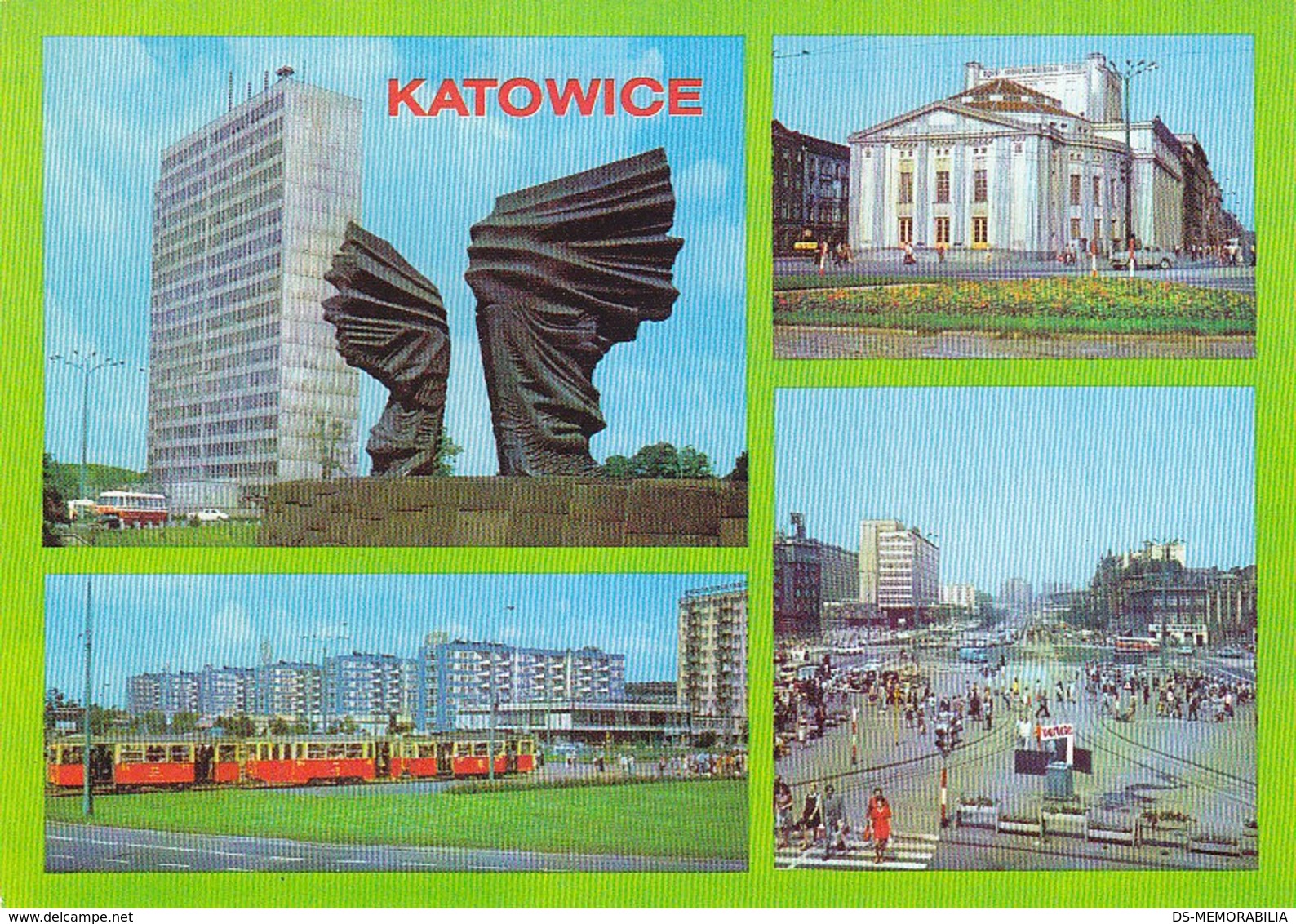 Katowice - Tram Tramway Strassenbahn, Theater - Polonia