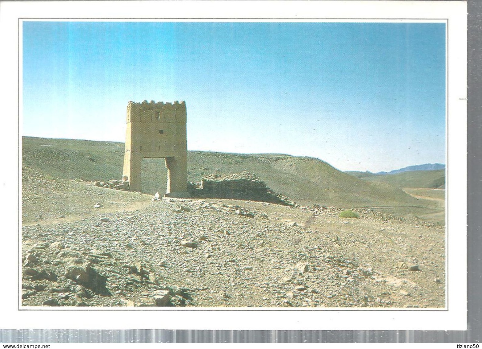 OMAN-ANTICA TORRE DI PEDAGGIO PER LE CAROVANE.-CARTOLINE VARI LUOGHI E VEDUTE-FG-N.4312 - Asien