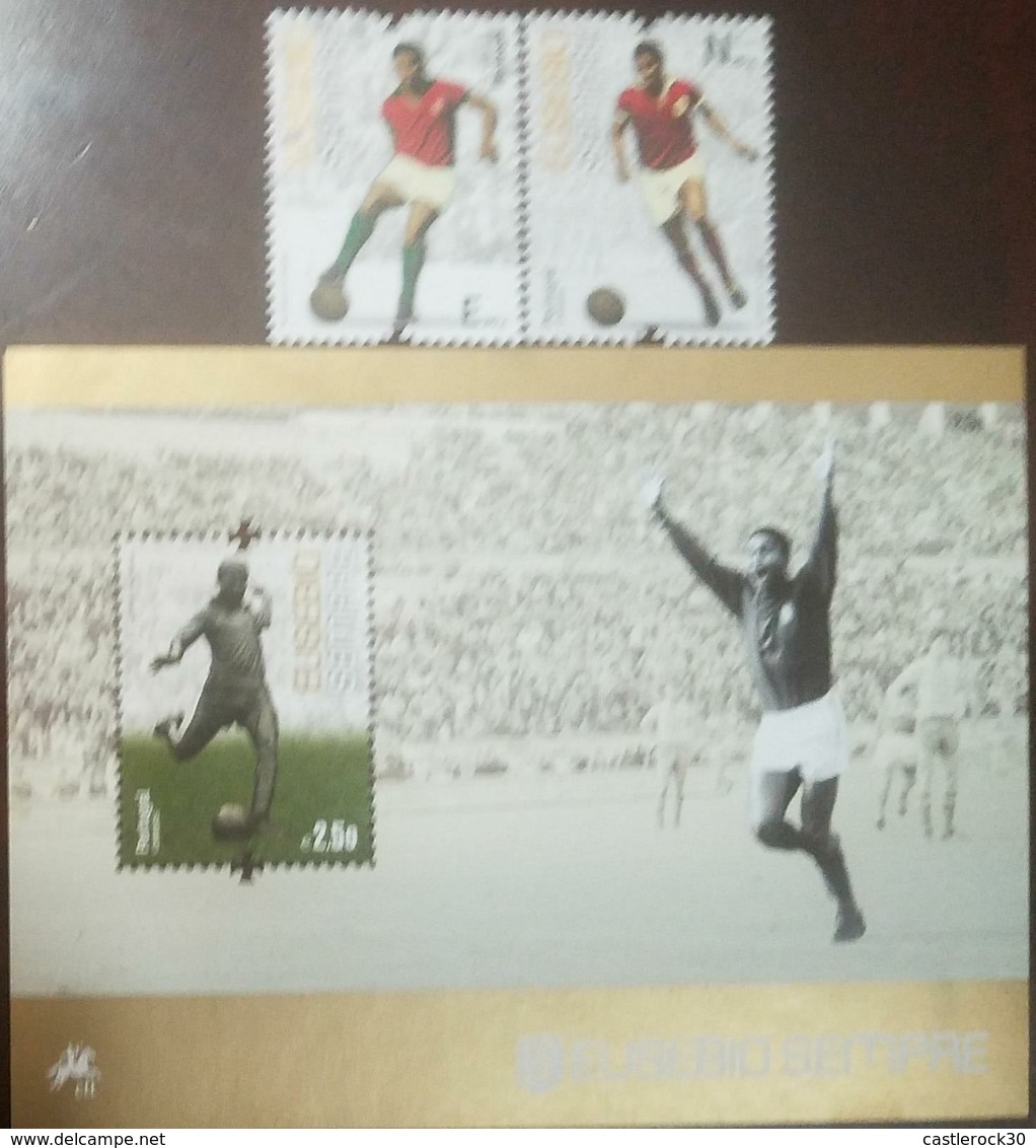 O) 2014 PORTUGAL, EUSEBIO SA SILVA - GREATEST FOOTBALLERS - SPORT-FOOTBALL, MNH - Nuevos