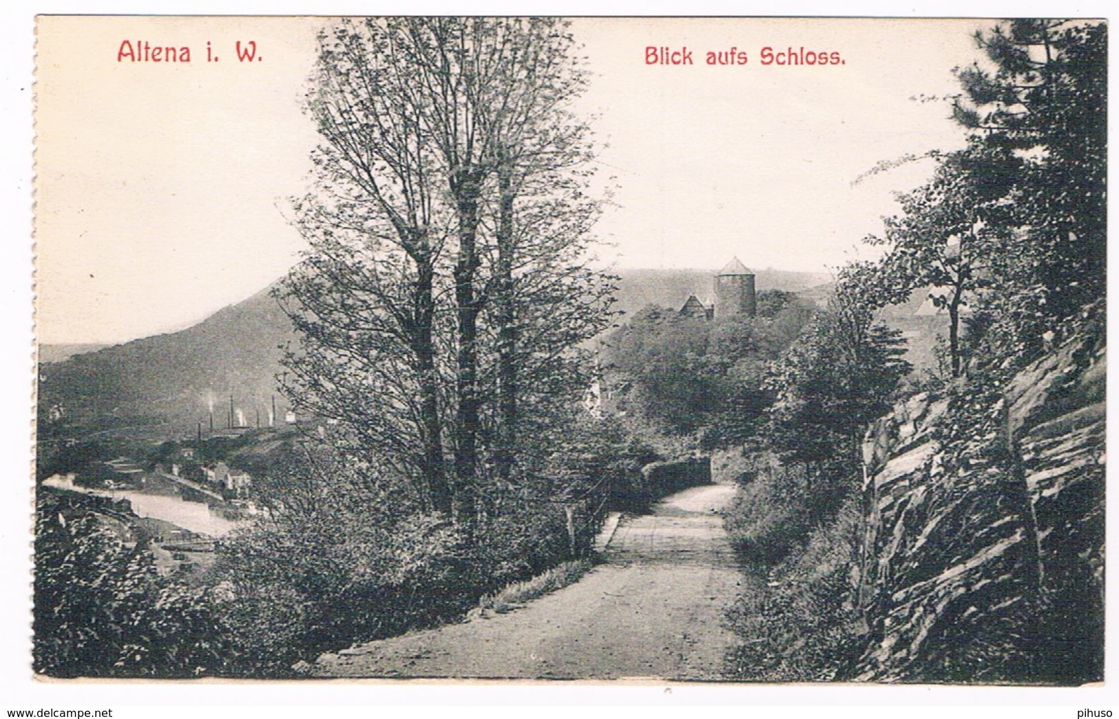 D-8193   ALTENA : Blick Aufs Schloss - Altena