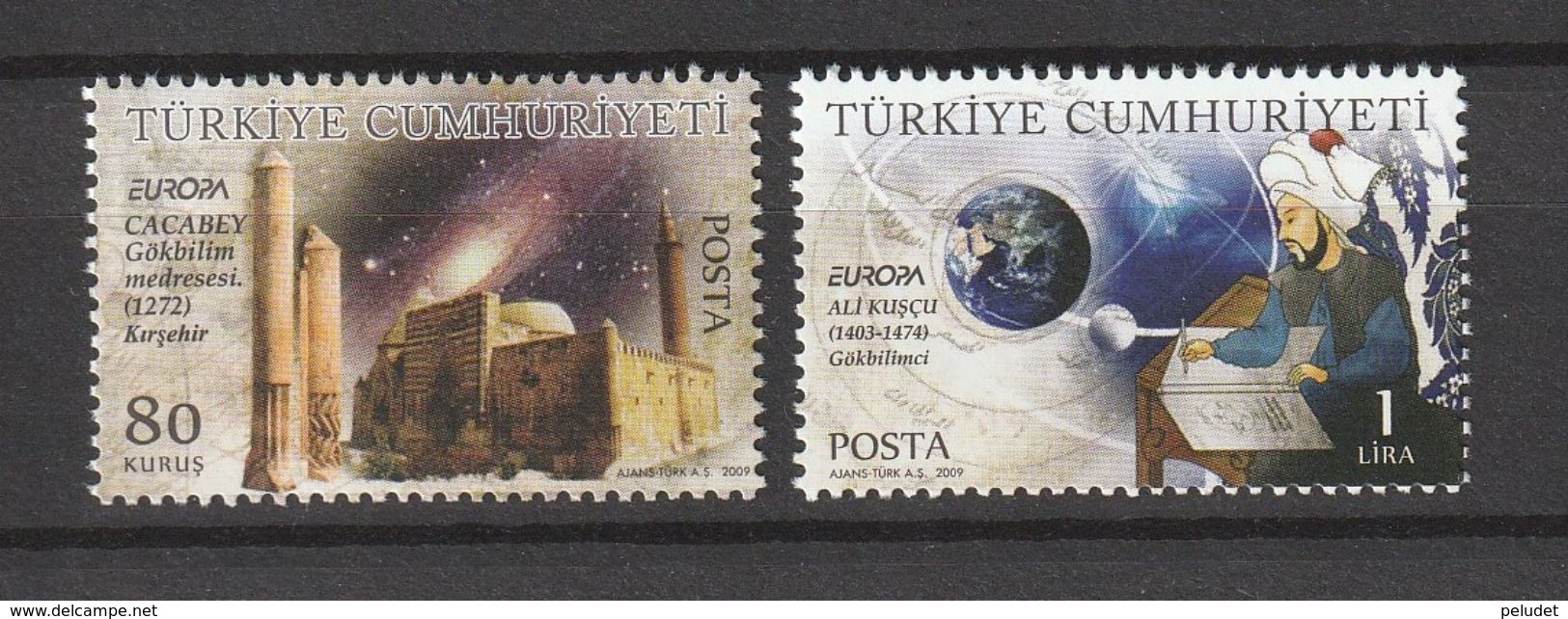 Turkey 2009, Europa, Astronomy 2v Mnh - Ongebruikt