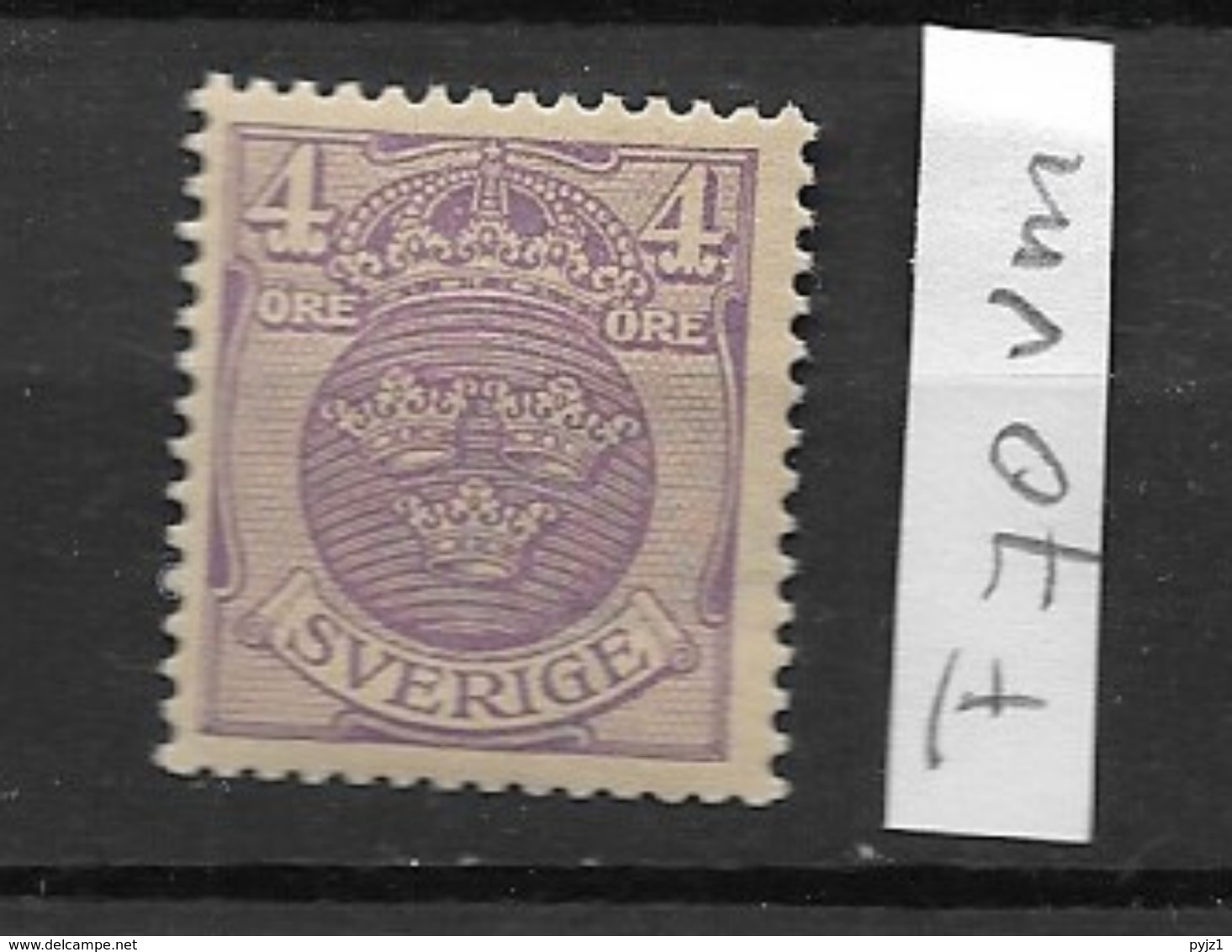 1910 MNH Sweden, Inverted Watermark Crown - Nuovi