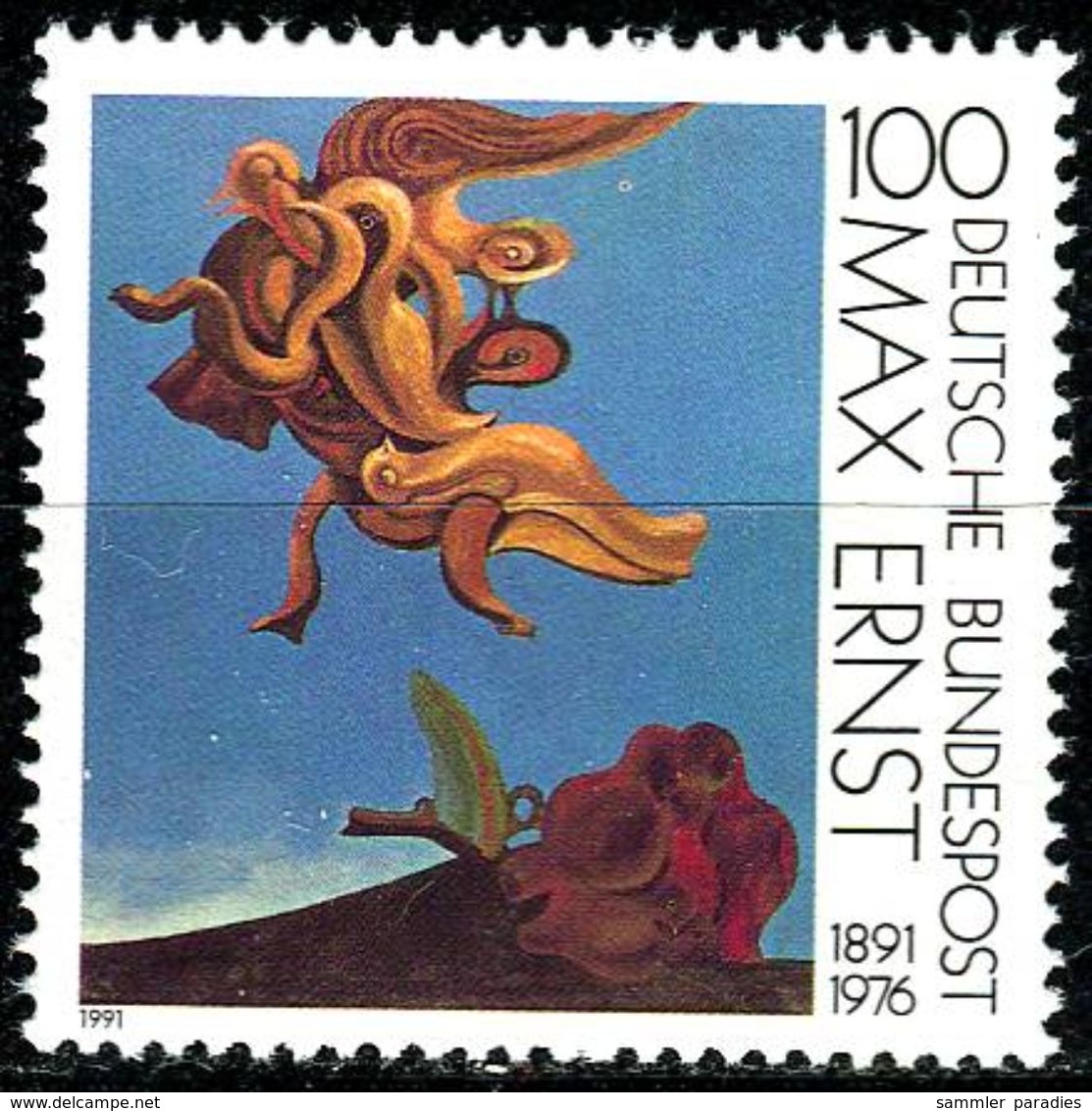 BRD - Michel 1569 - ** Postfrisch (E) - 100Pf      Gemälde Max Ernst - Ungebraucht