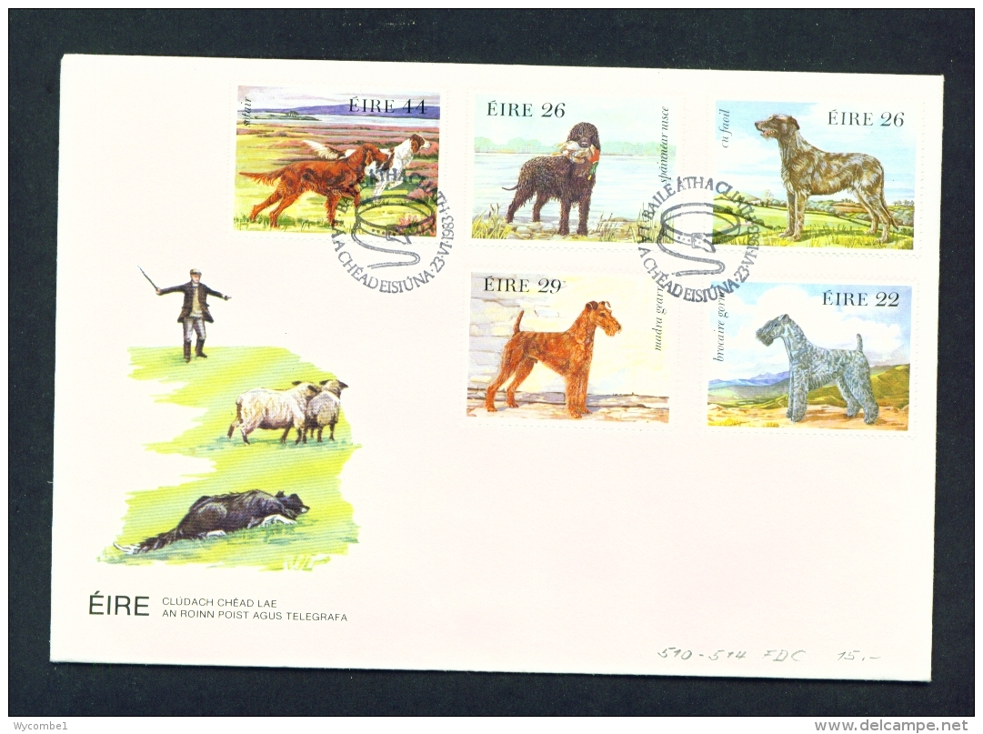 IRELAND  -  1983  Dogs  FDC - FDC