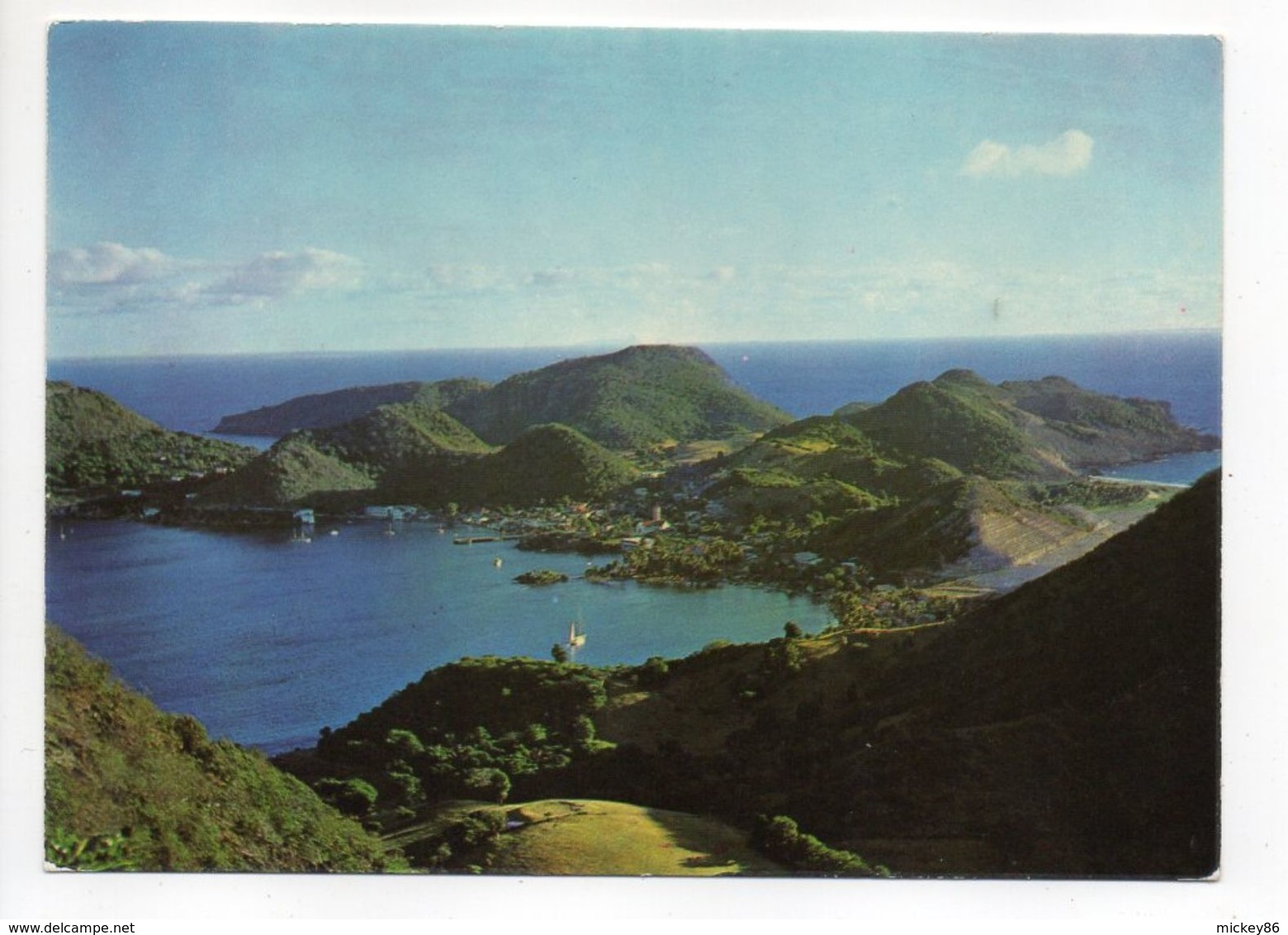 Guadeloupe -- Vue Aérienne --Rade De Terre De Haut--Les Saintes - Autres & Non Classés