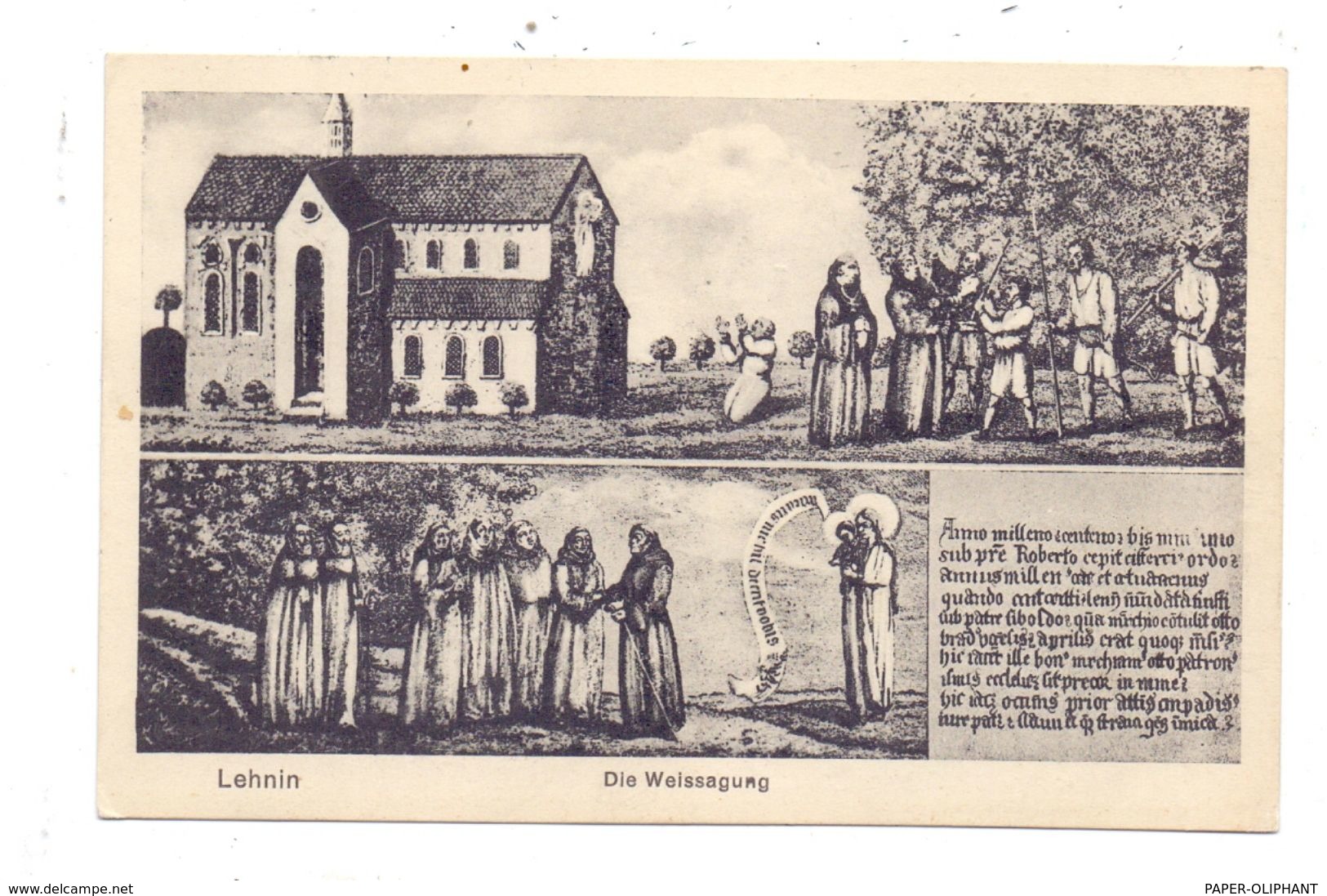 0-1804 LEHNIN, Die Weissagung, 1912 - Lehnin