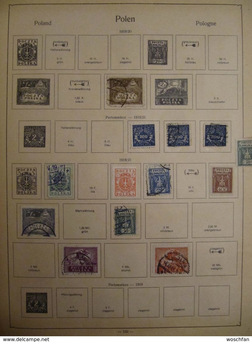 Ancient Poland Stamps Before 1936, See Pics! - Sammlungen