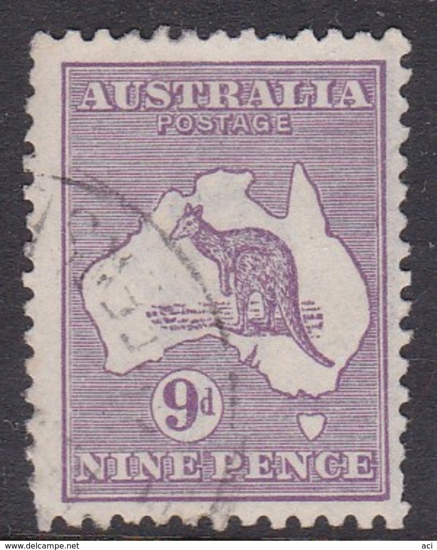 Australia SG 39 1915-20 Kangaroo Nine Pence Violet  ,used, - Used Stamps