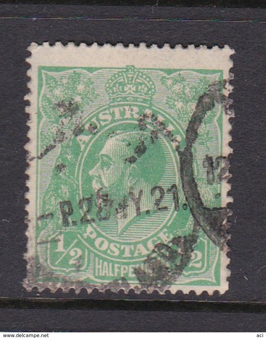 Australia SG 20 1914 King George V Half Penny Green Perf 14.5,used . - Used Stamps