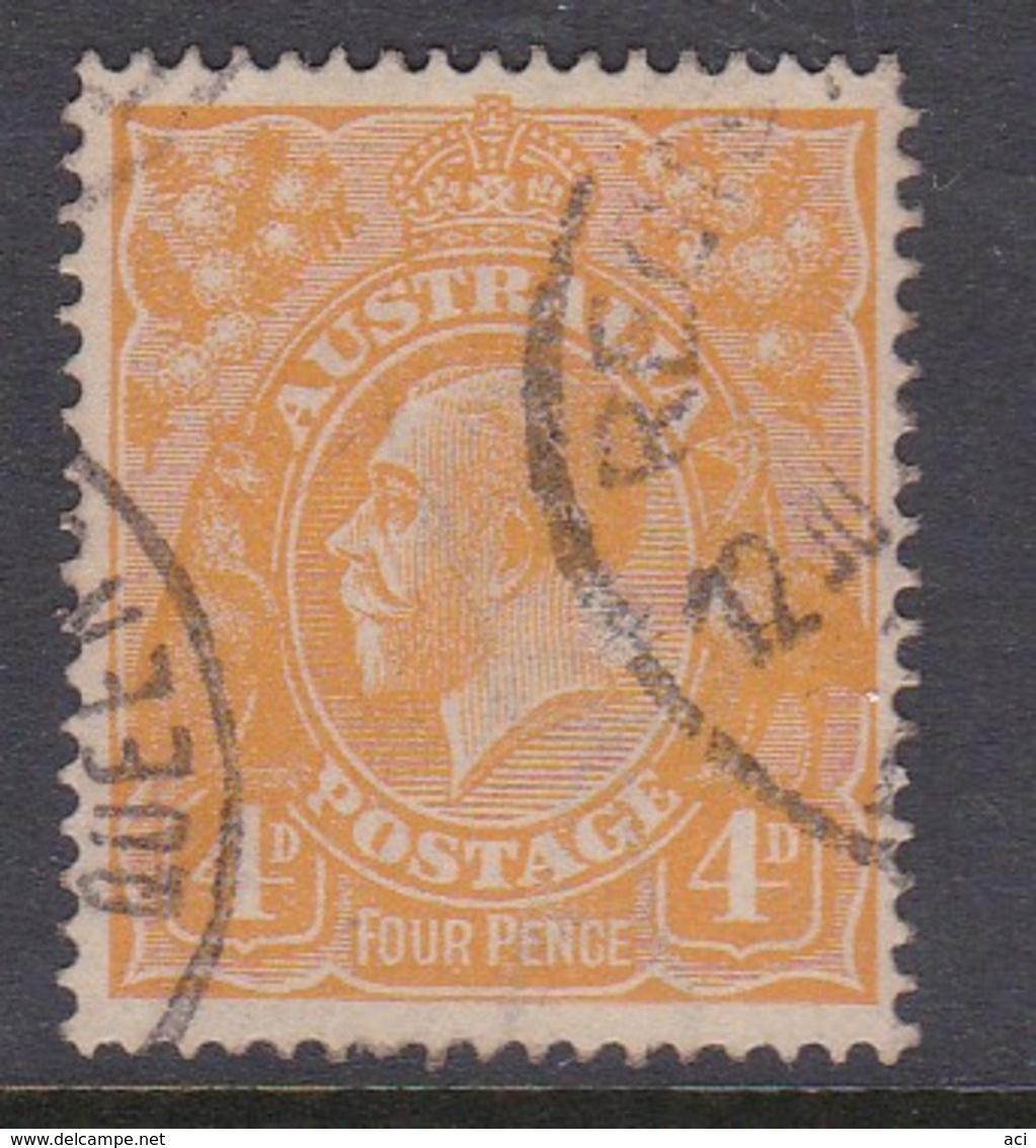 Australia SG 22 1914 King George V 4d Orange,used - Used Stamps