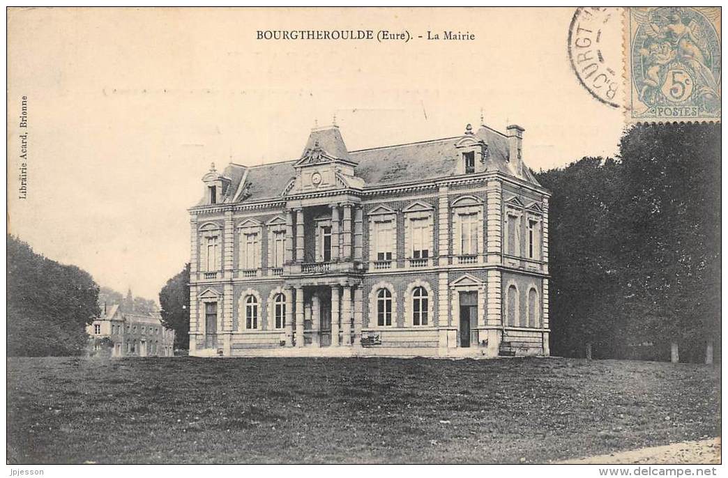 EURE  27  BOURGTHEROULDE   LA MAIRIE - Bourgtheroulde