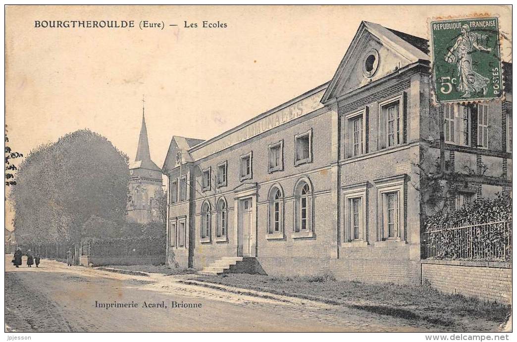 EURE  27  BOURGTHEROULDE   LES ECOLES - Bourgtheroulde