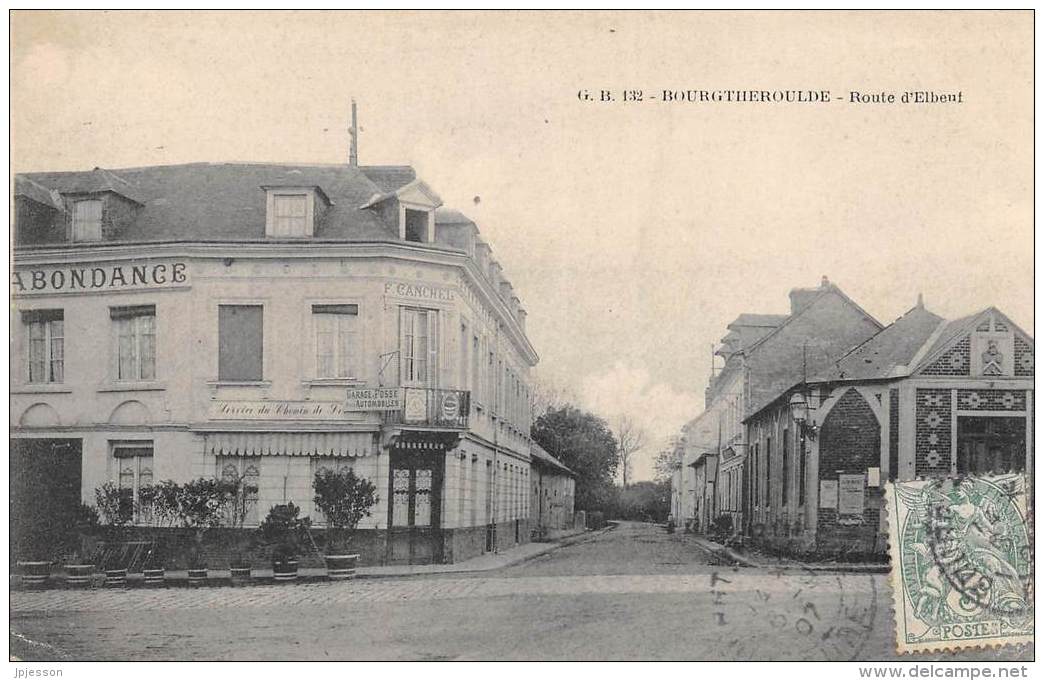 EURE  27  BOURGTHEROULDE   ROUTE D'ELBEUF - Bourgtheroulde