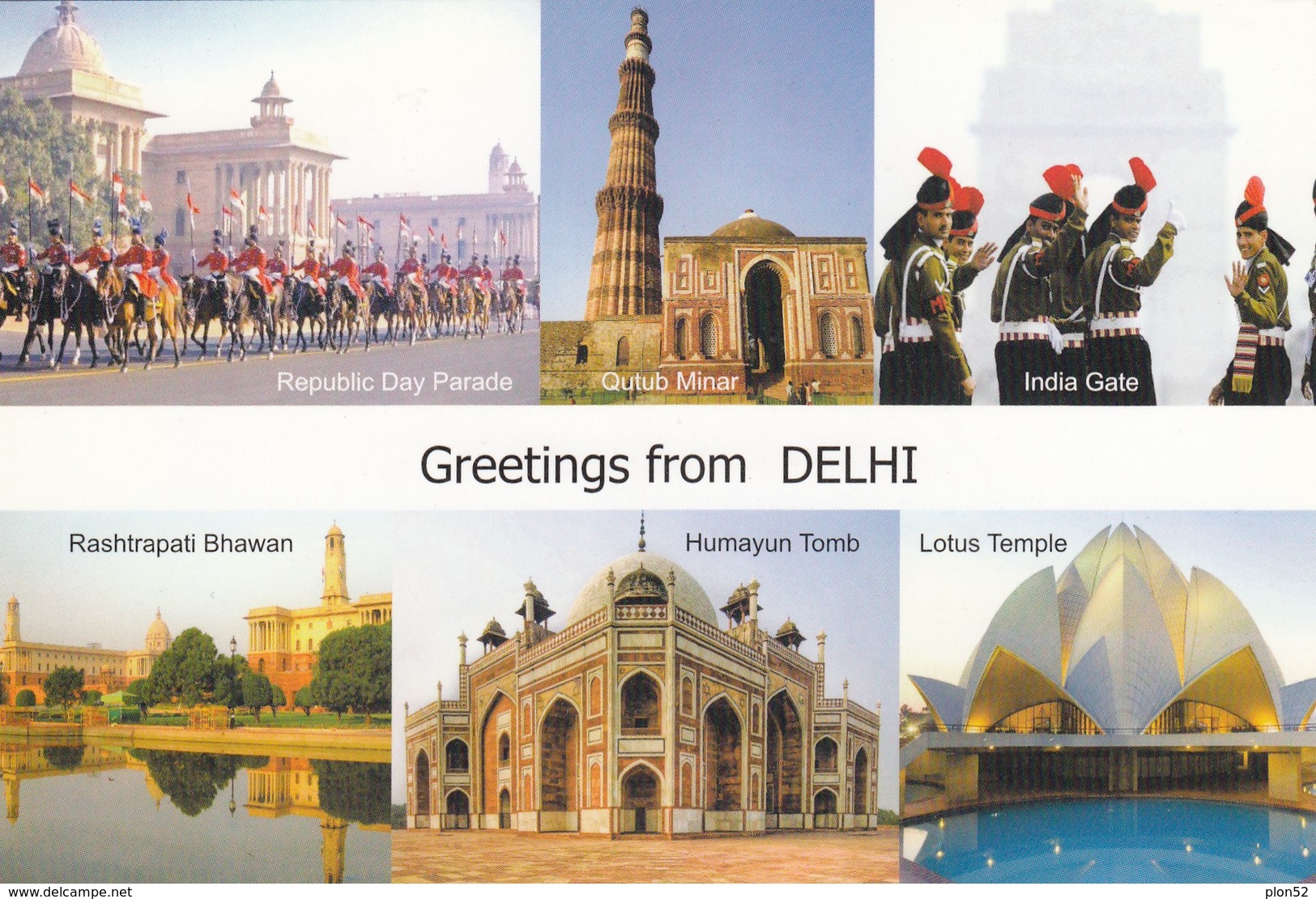 11805-GREETINGS FROM DELHI(INDIA)-FG - India