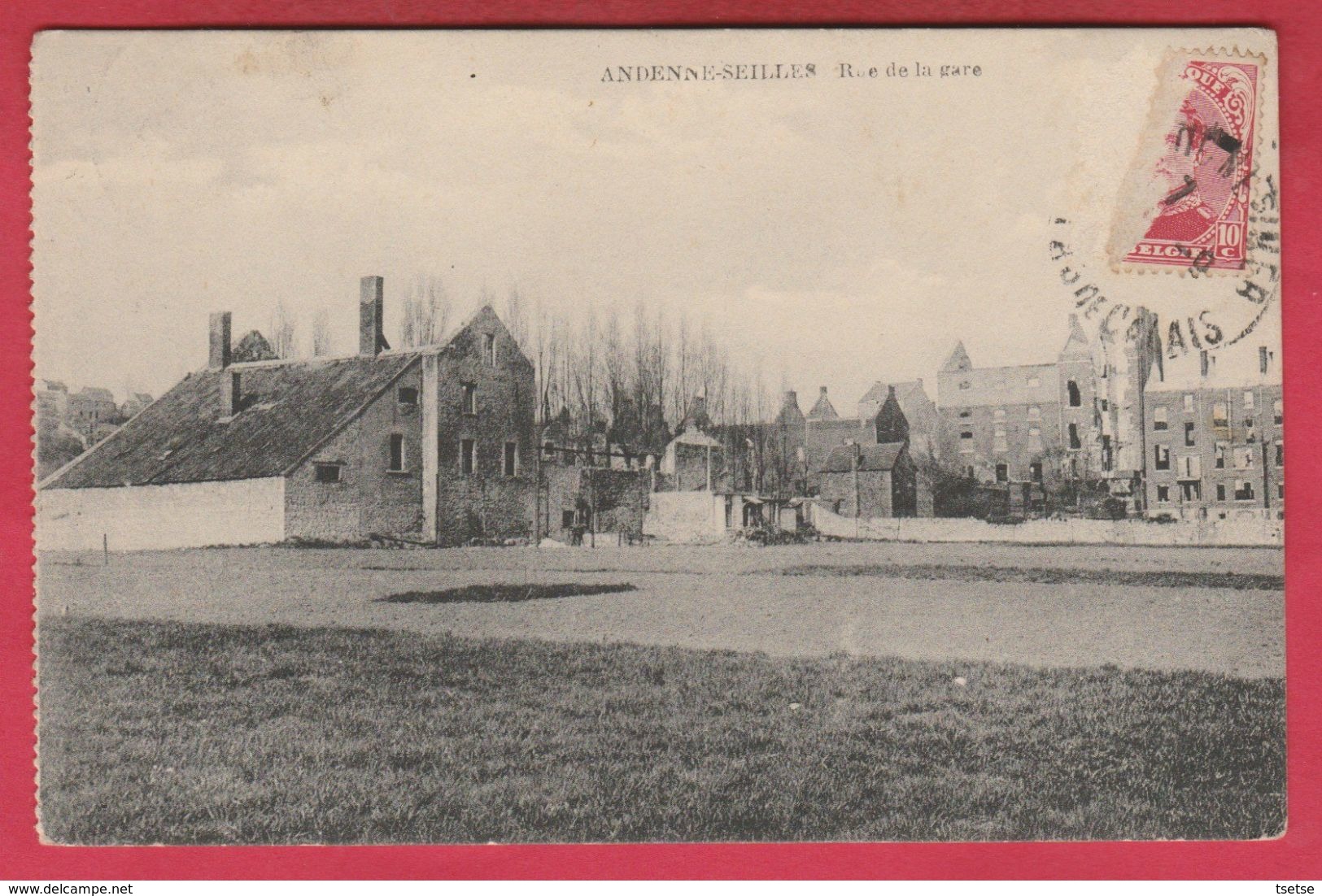 Seilles - Rue De La Gare - 1920 ( Voir Verso ) - Andenne