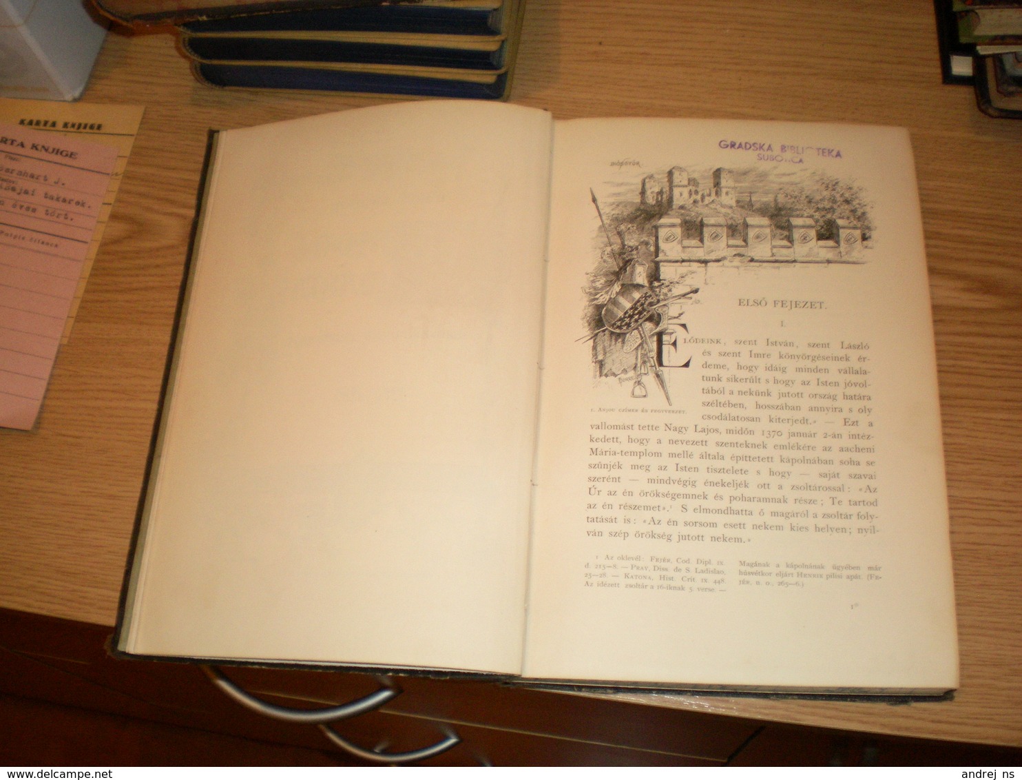 Hungary Maria Magyarorszag Kiralyneja 1370-1395 Marki Sandor Budapest 1885 191 Pages - Old Books