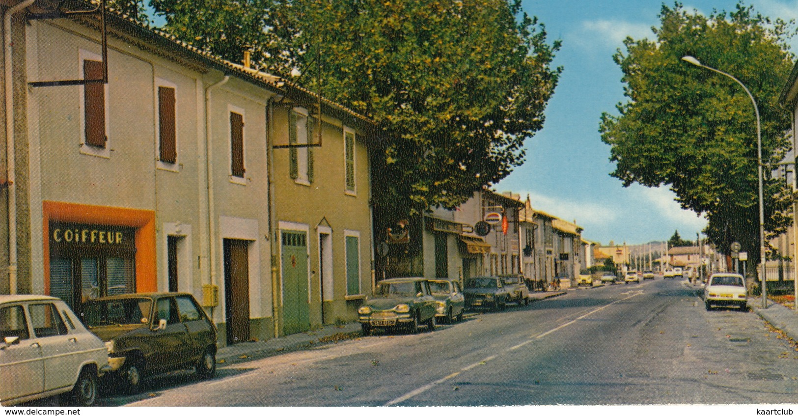 Cheval-Blanc: SIMCA 1100, RENAULT 5, CITROËN AMI BREAK & DYANE - 'Coiffeur', La Canebière - (Vaucluse) - Voitures De Tourisme