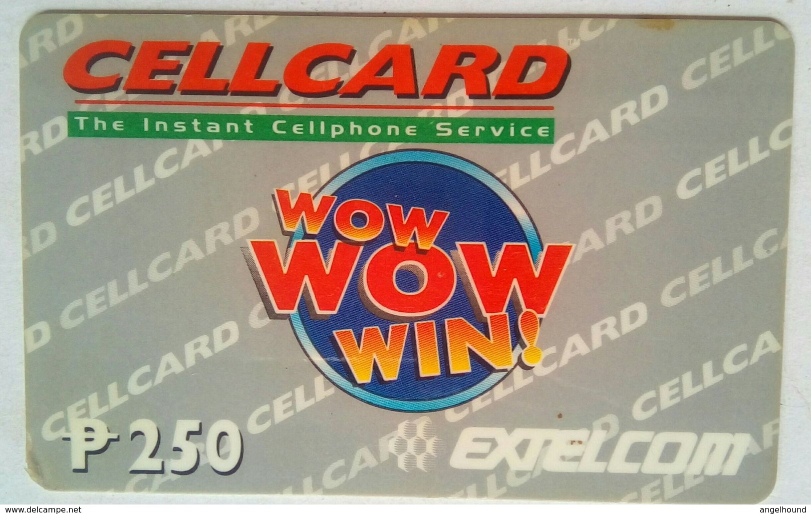 Philippines Cellcard 250 Pesos Wow Wow Win - Philippines