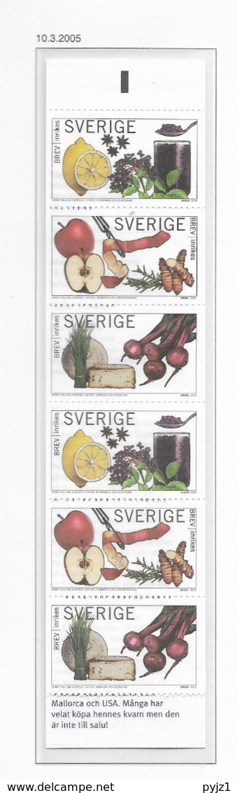 2005 MNH Sweden,  Booklet, Postfris - 1981-..