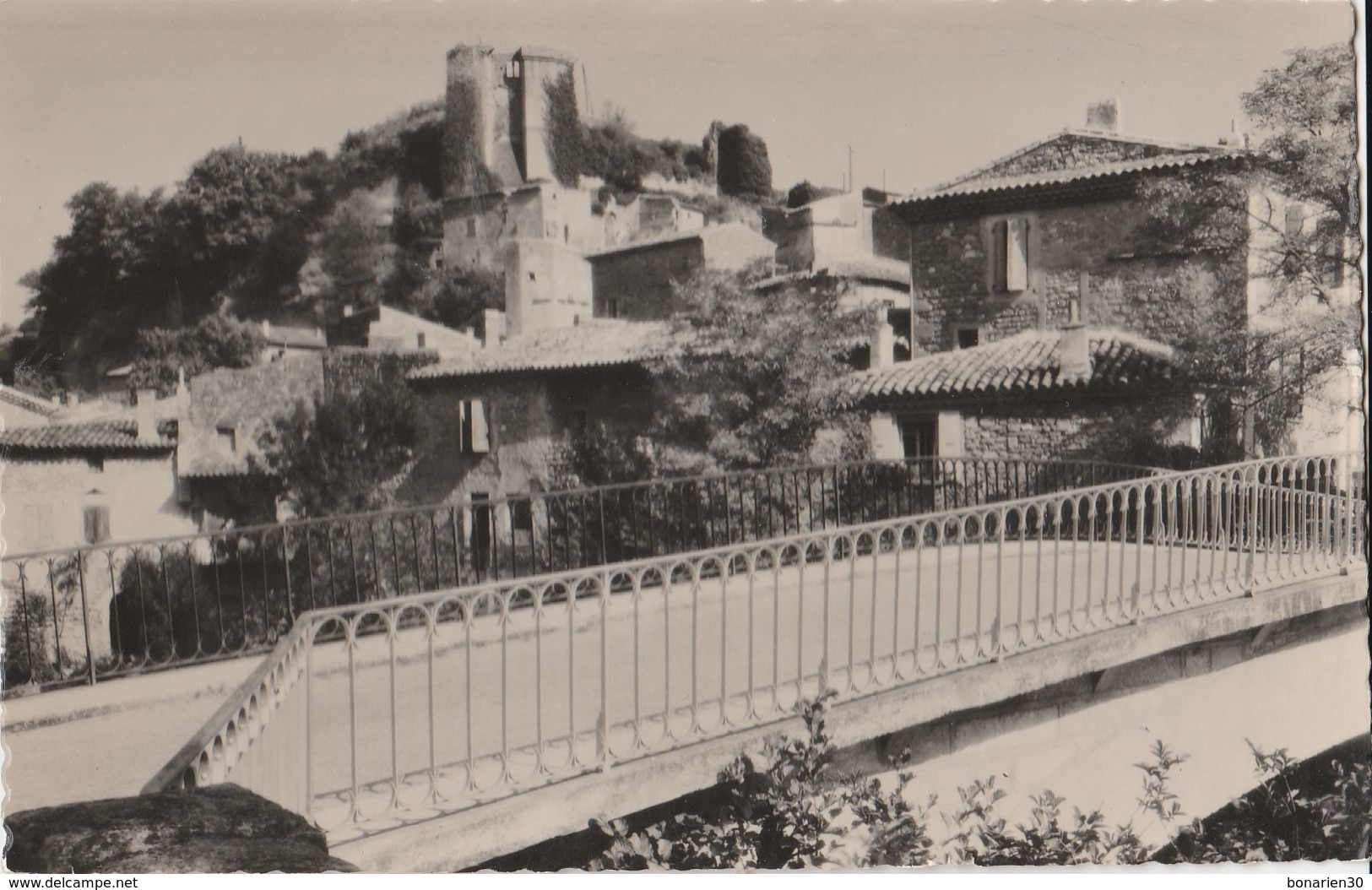 CPSM   26  GRANE PONT SUR GRANETTE DONJON - Autres & Non Classés