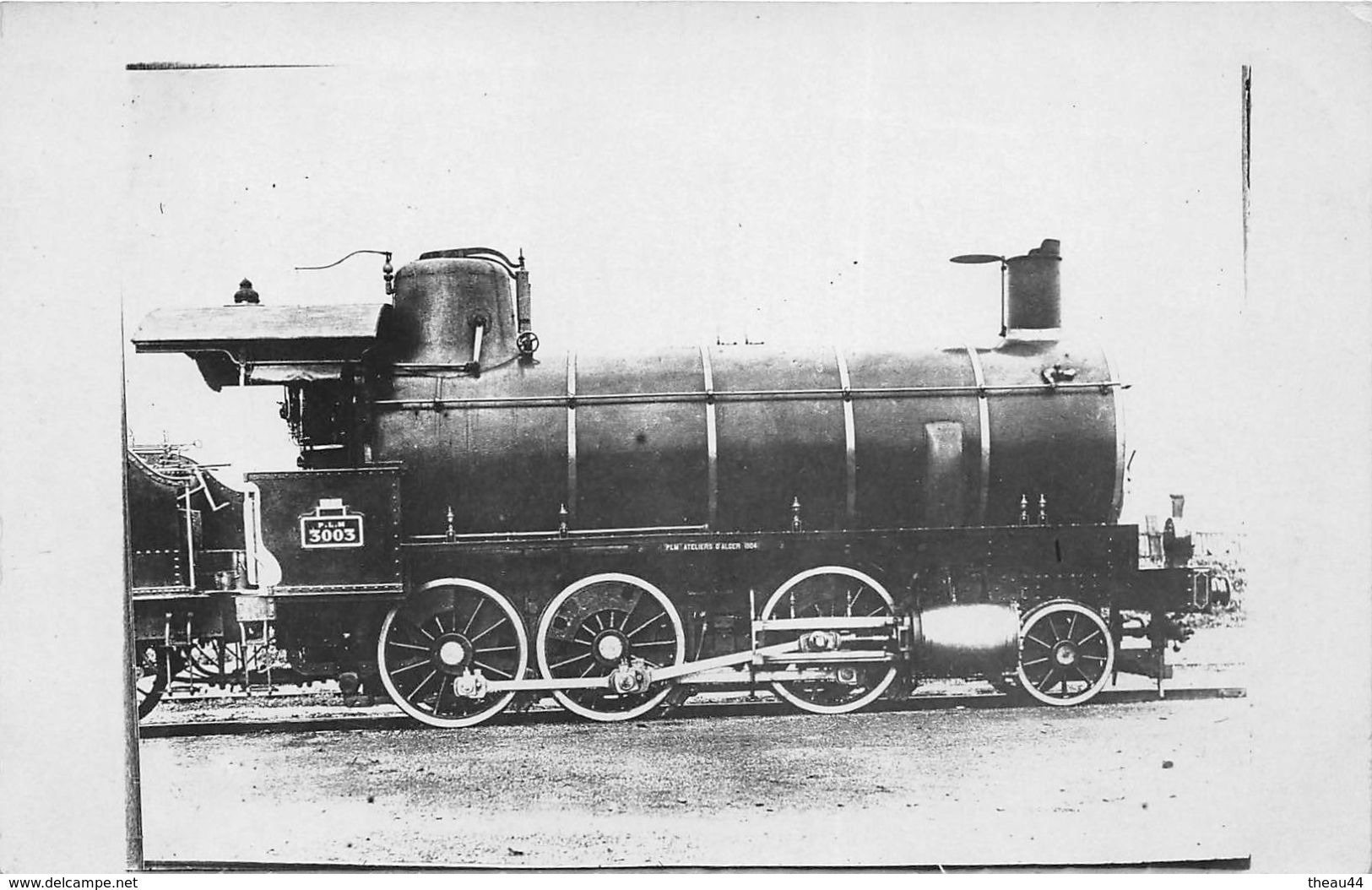 ¤¤  -  Cliché D'une Locomotive Du P.L.M. N° 3003   - Chemin De Fer  -  Voir Description  -  ¤¤ - Treni