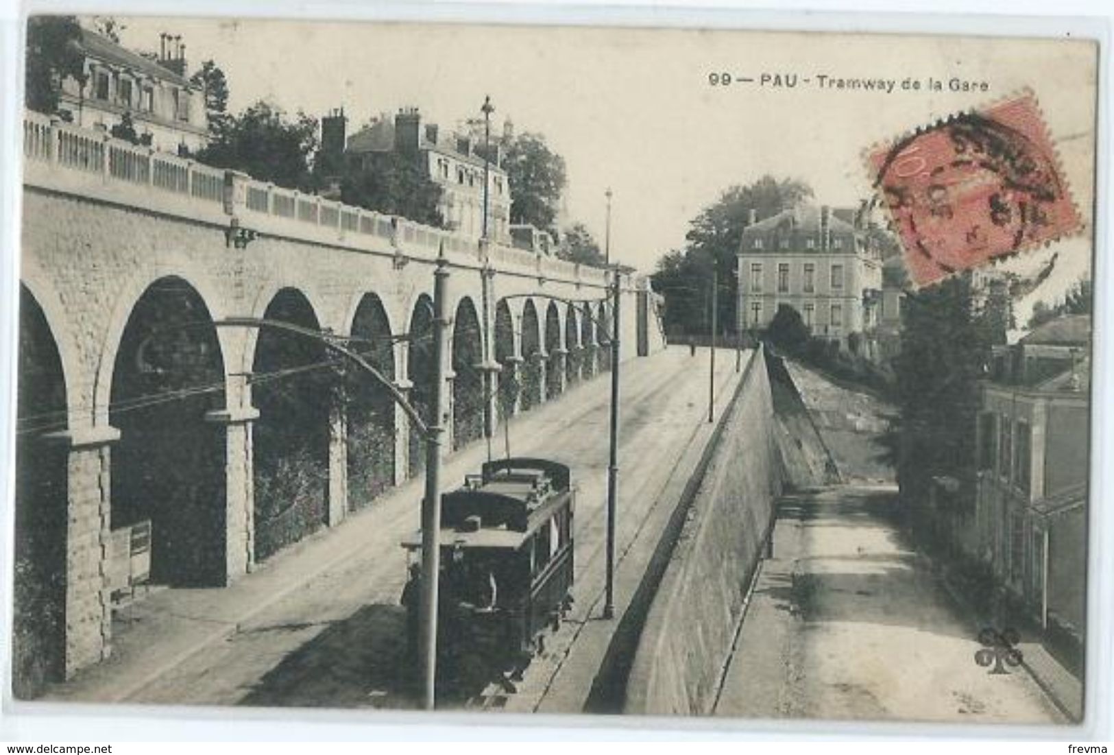 Pau Tramway De La Gare - Pau