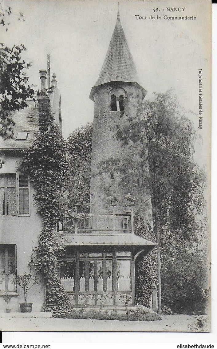 1914/18 - CROIX-ROUGE - CENTRE De La GARE De NANCY (MEURTHE ET MOSELLE) - CARTE FM => PARIS - Rotes Kreuz