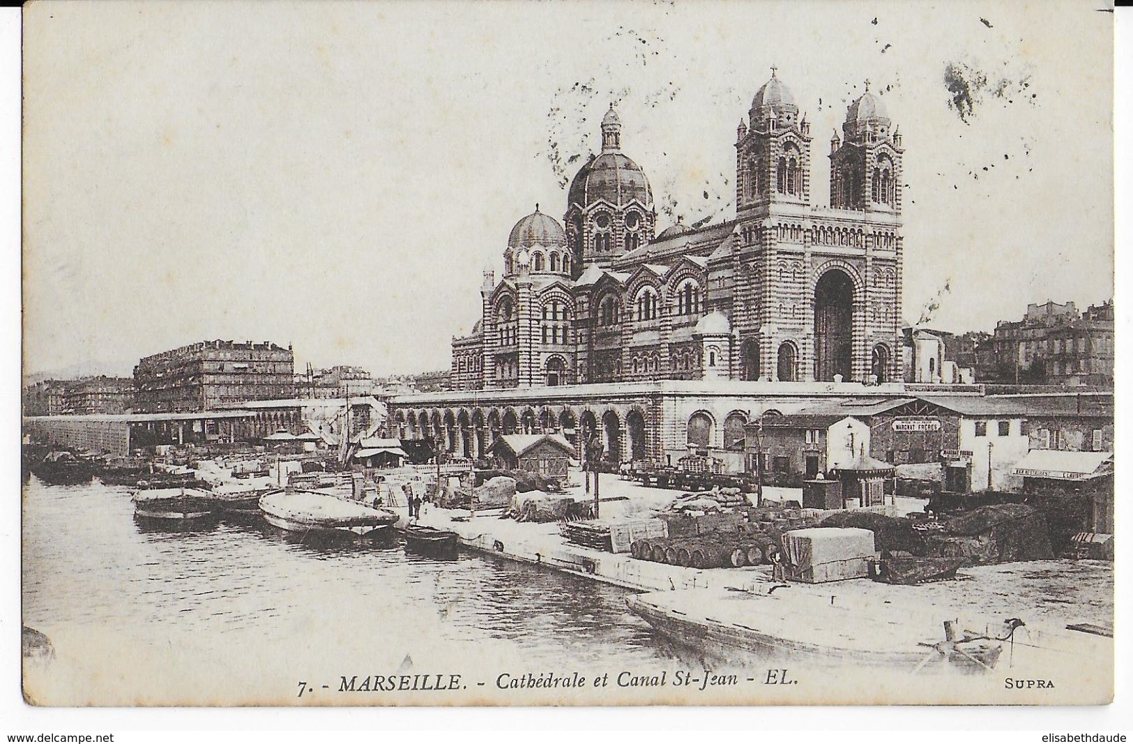 1915 - CROIX-ROUGE - SECOURS AUX BLESSES MILITAIRES - CARTE FM De L'AMBULANCE ANNEXE De MARSEILLE => TOUL => BIENVILLE - Rode Kruis