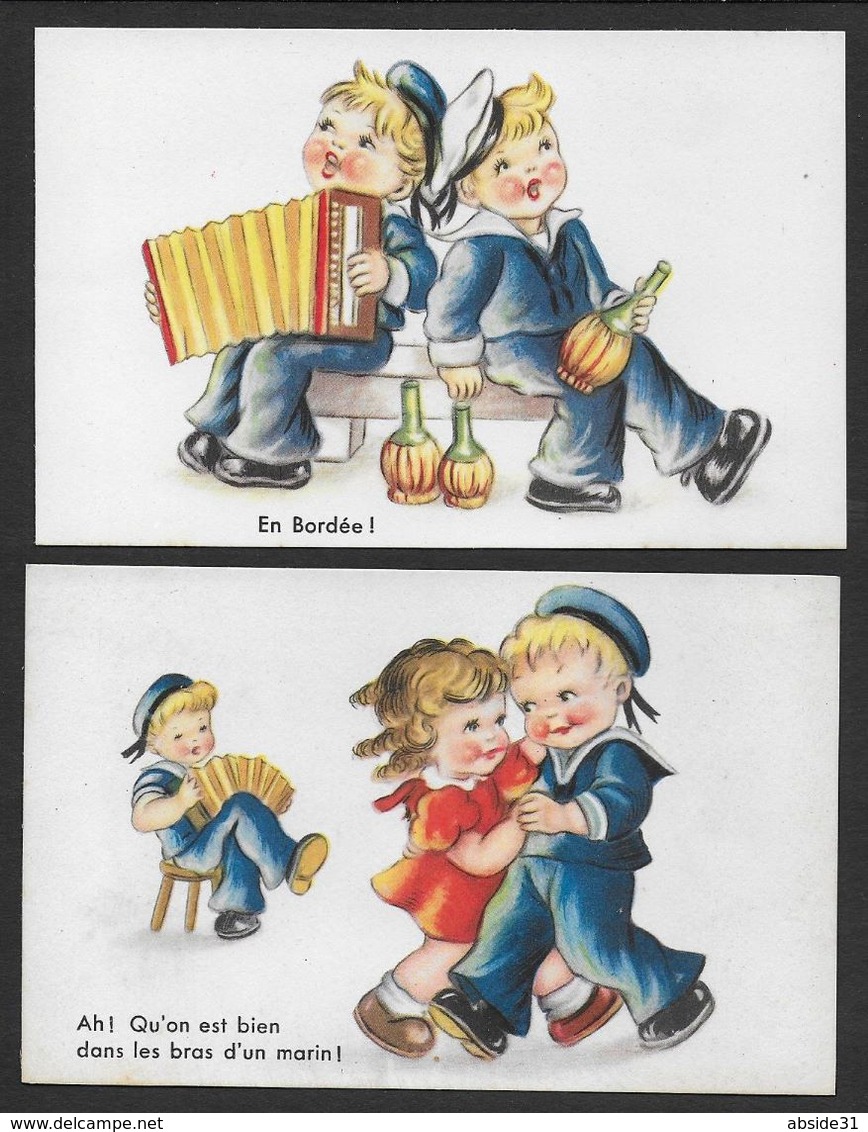 Série De  6 Cartes - Enfants Marins - 1900-1949