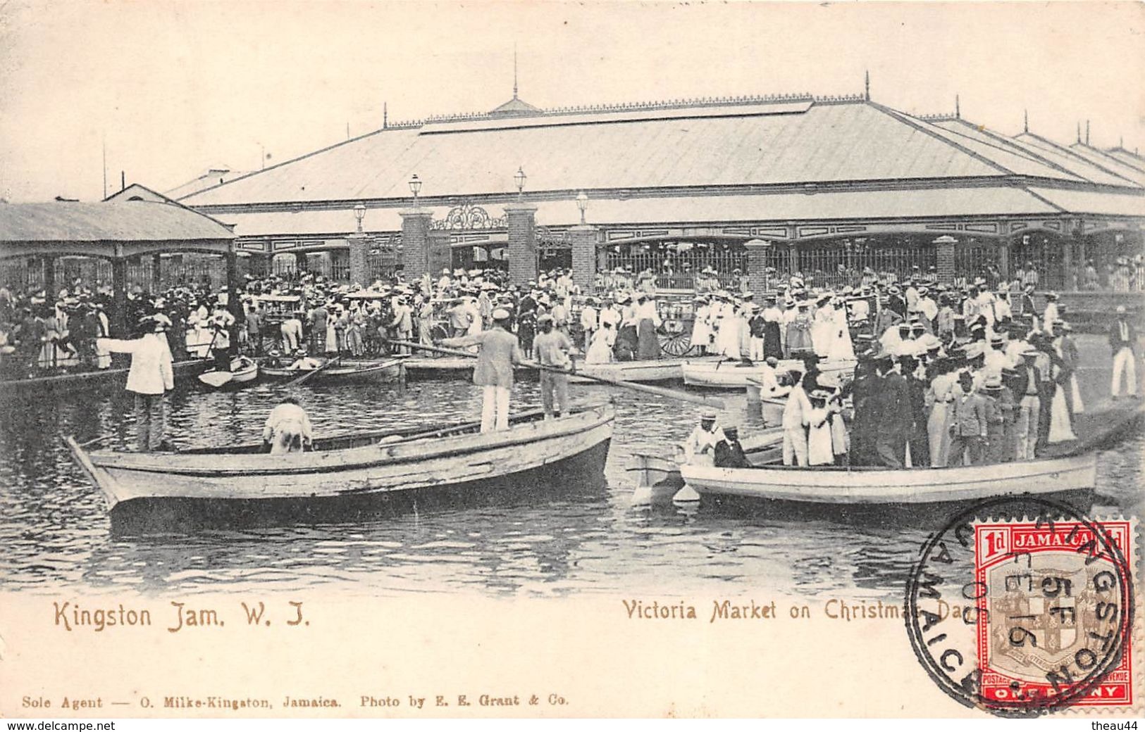 ¤¤  -  JAMAÏQUE   -  KINGSTON  -  Victoria Market On Christas ........    -  ¤¤ - Jamaica