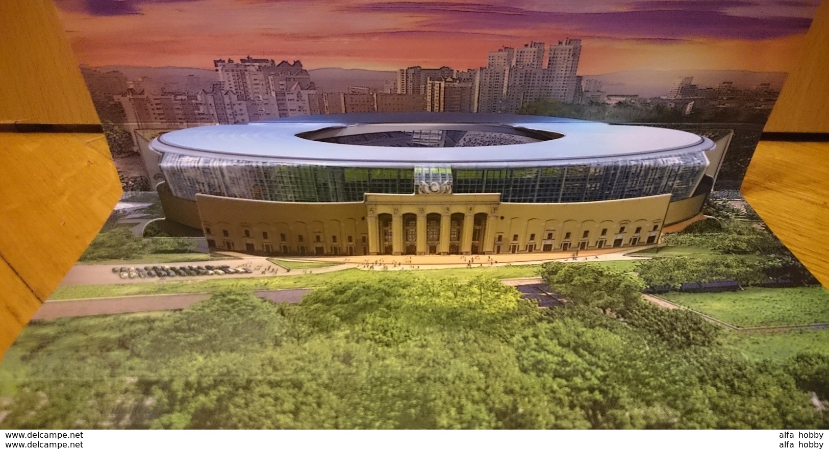 Russia,  Football 2018, Stadium EKATERINBURG, Stamp +3 D Special Pack - 2018 – Rusland