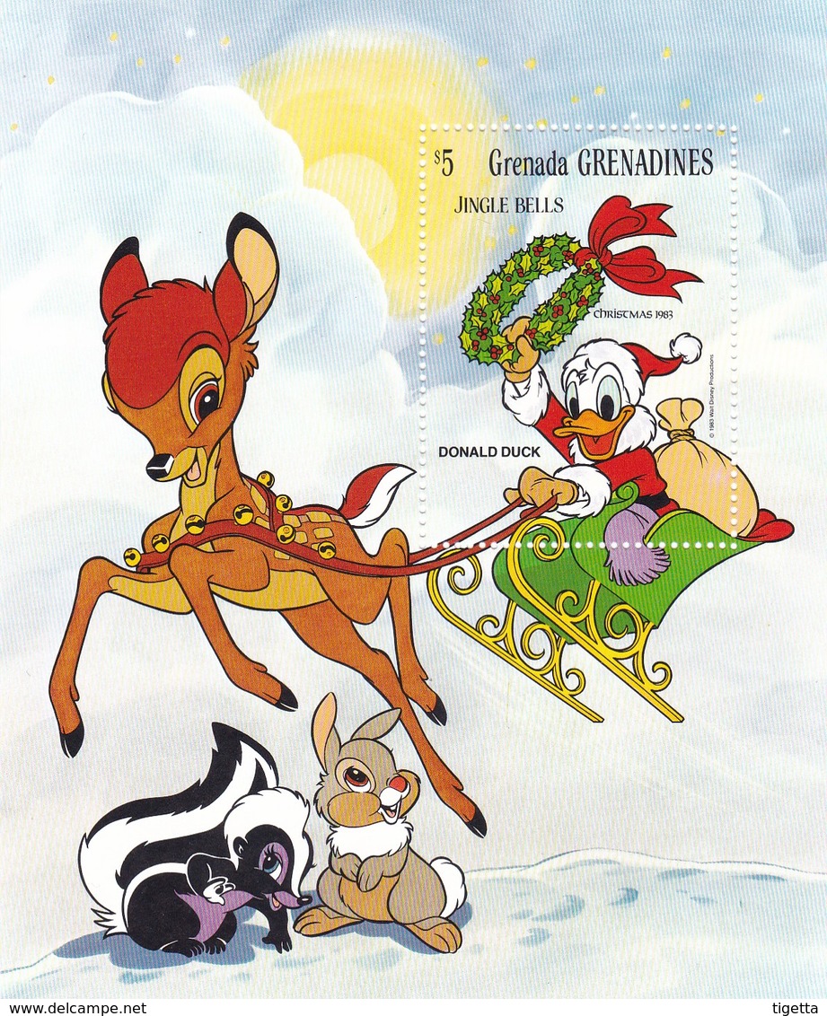 GRENADINES  DISNEY CHRISTMAS 1983 - Grenada (1974-...)