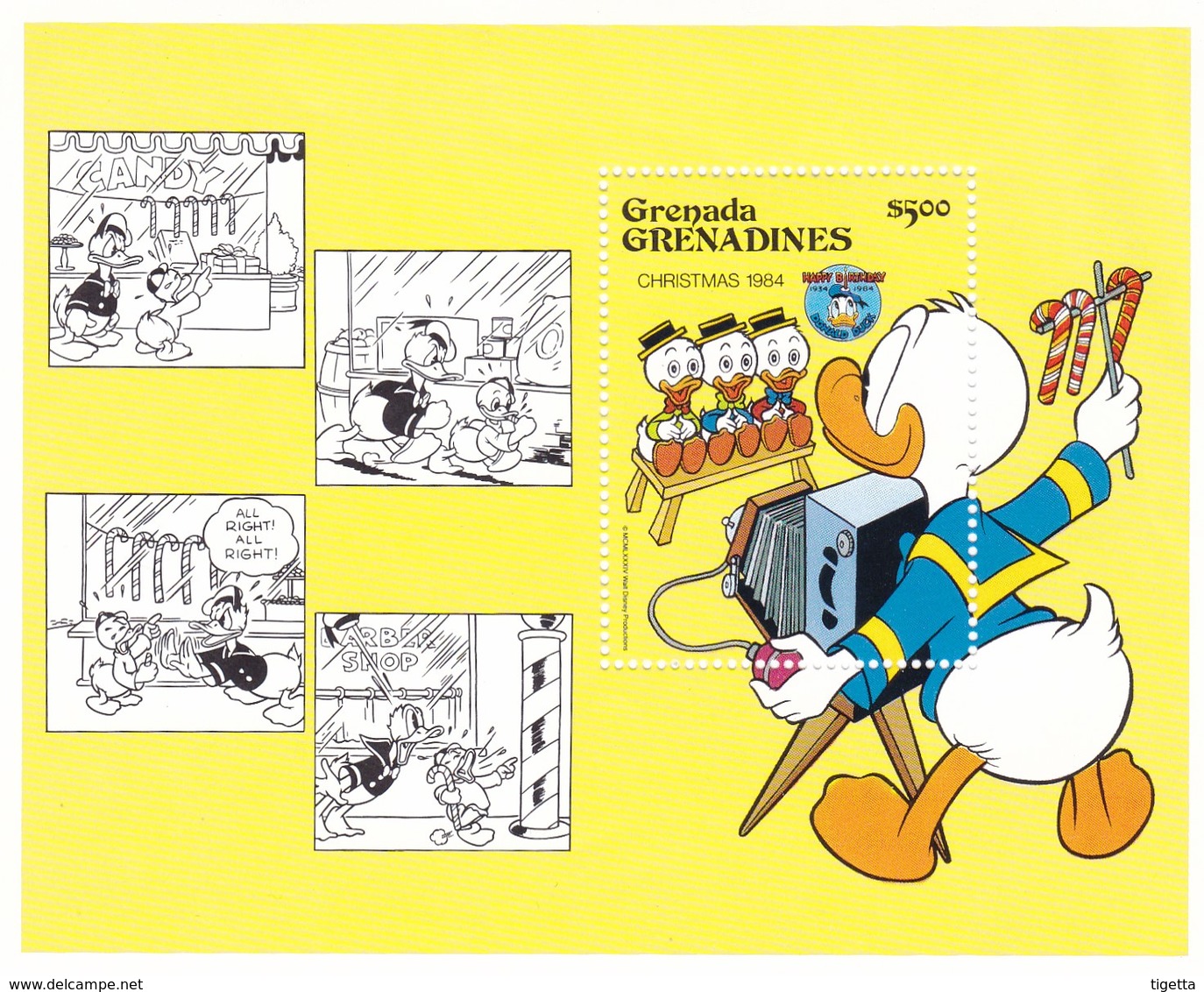 GRENADINES  DISNEY CHRISTMAS 1984 - Grenada (1974-...)