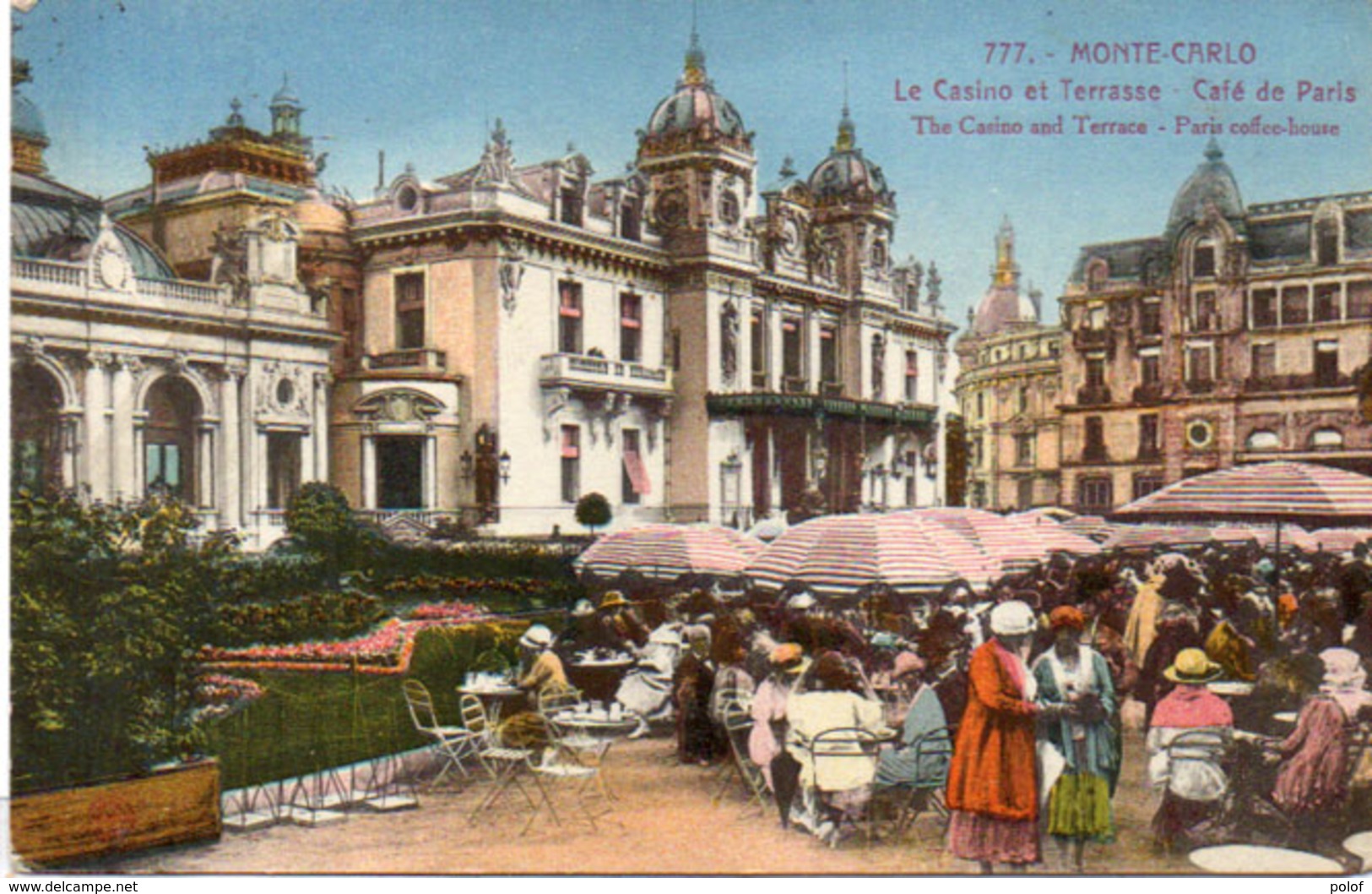 MONTE CARLO - Le Casino Et Terrasse - Café De Paris (103527) - Autres & Non Classés