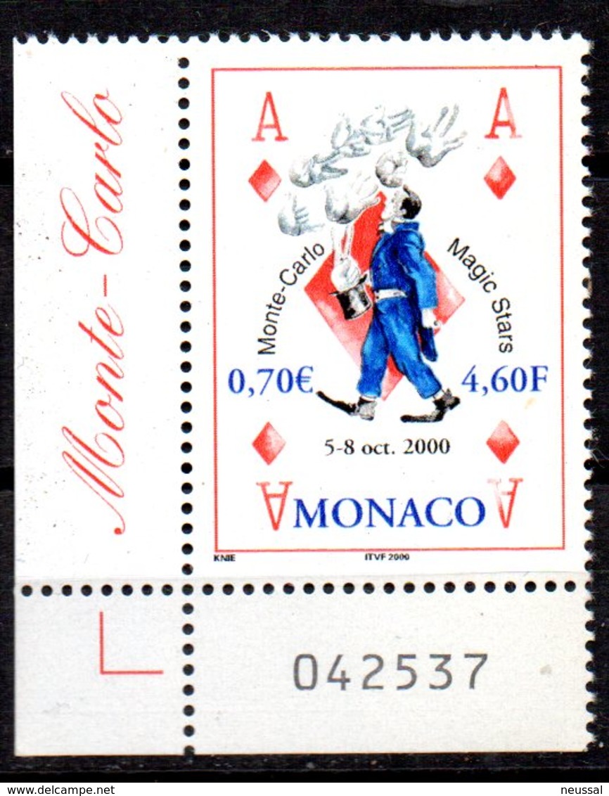 Sello  Nº 2264  Magia  Monaco - Sin Clasificación