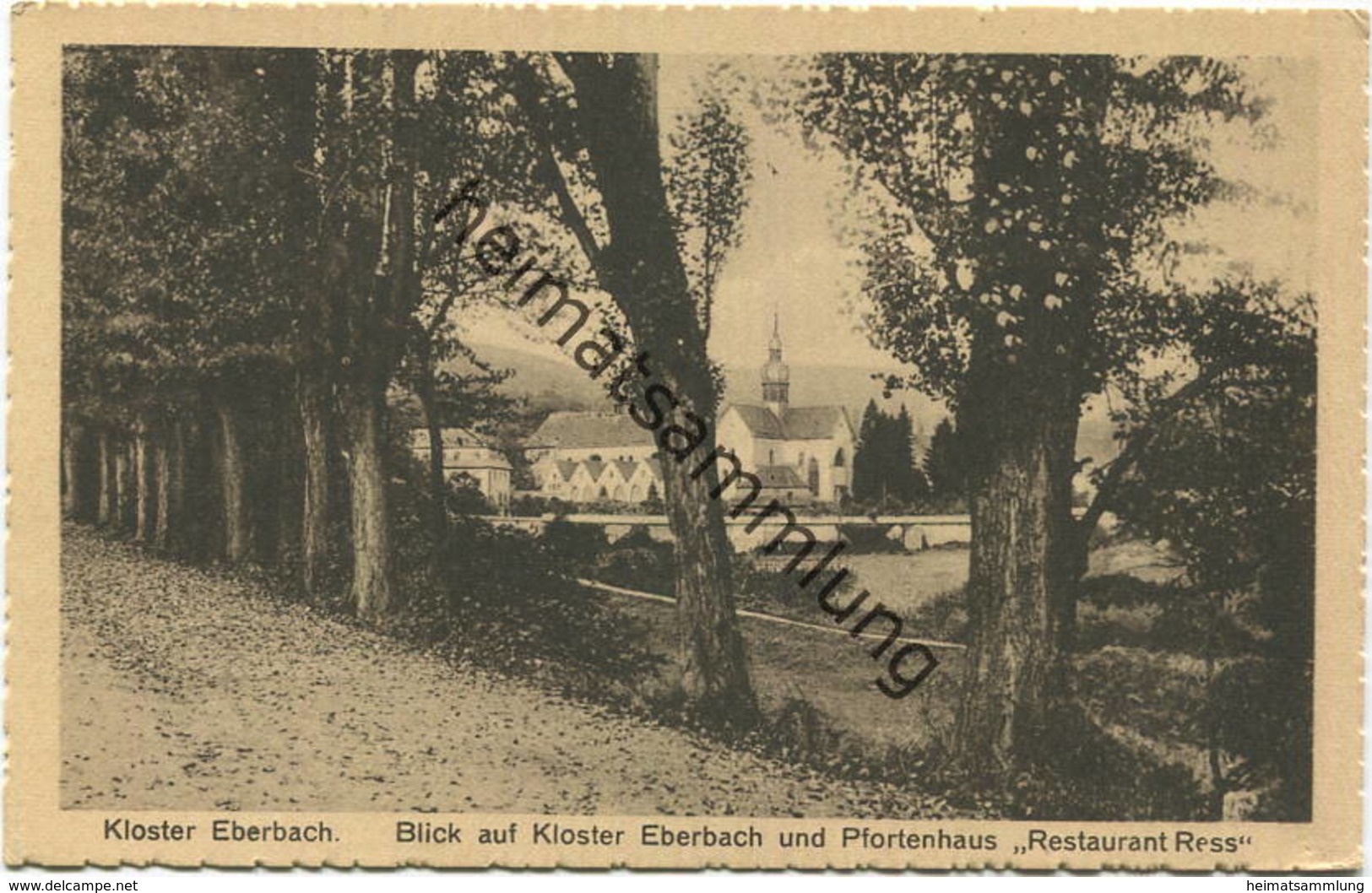 Eberbach - Blick Auf Kloster Eberbach - Eberbach