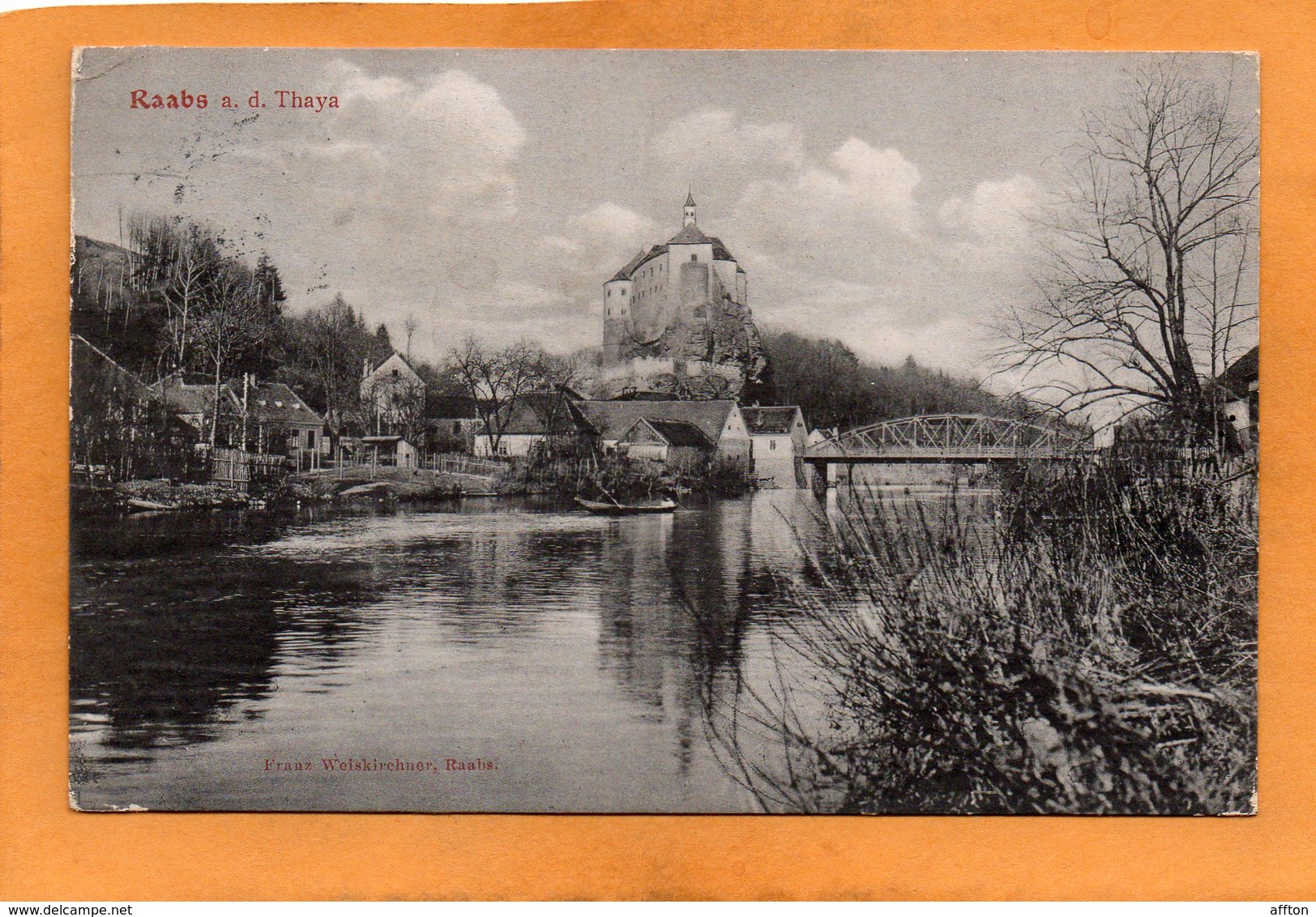 Raabs A.d. Thaya 1905 Postcard - Raabs An Der Thaya