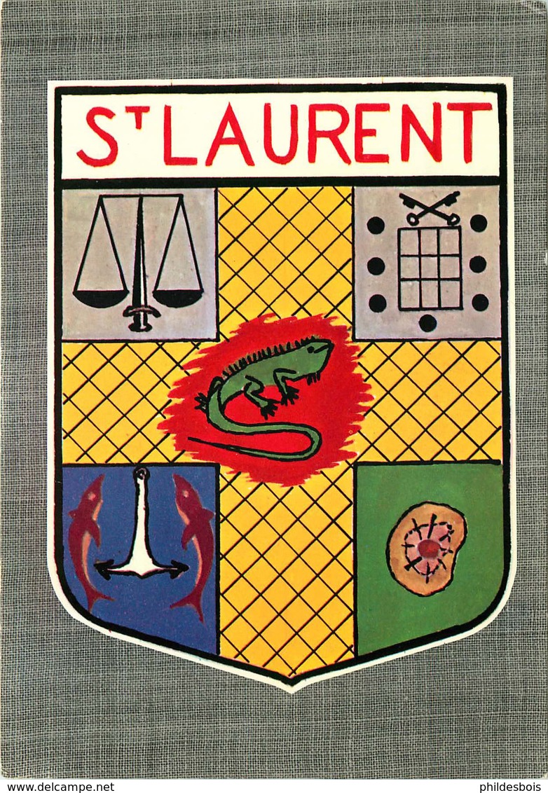 GUYANE FRANCAISE ECUSSON  SAINT LAURENT  ( Cpm) - Saint Laurent Du Maroni