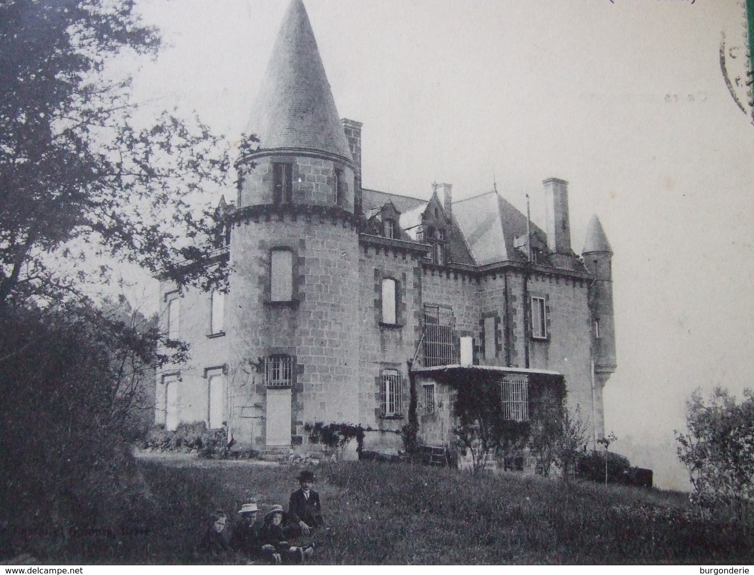 BRIVE / LE CHATEAU D'ENVAL / BELLE CARTE ANIMEE / 1916 - Brive La Gaillarde