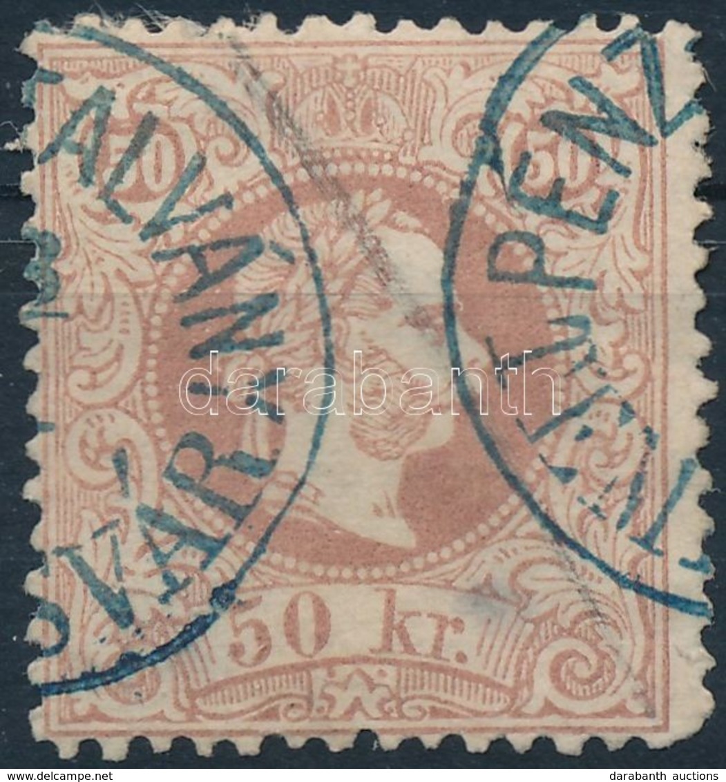 O 1867 50kr ,,PENZUTALVANY TEMESVAR' (elvekonyodas/ Thin Paper) - Altri & Non Classificati