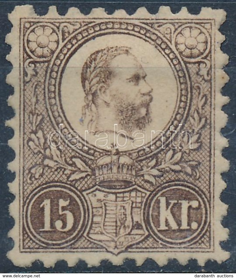 ** 1871 Reznyomat 15kr (javitott Gumi/ Repaired Gum) - Other & Unclassified