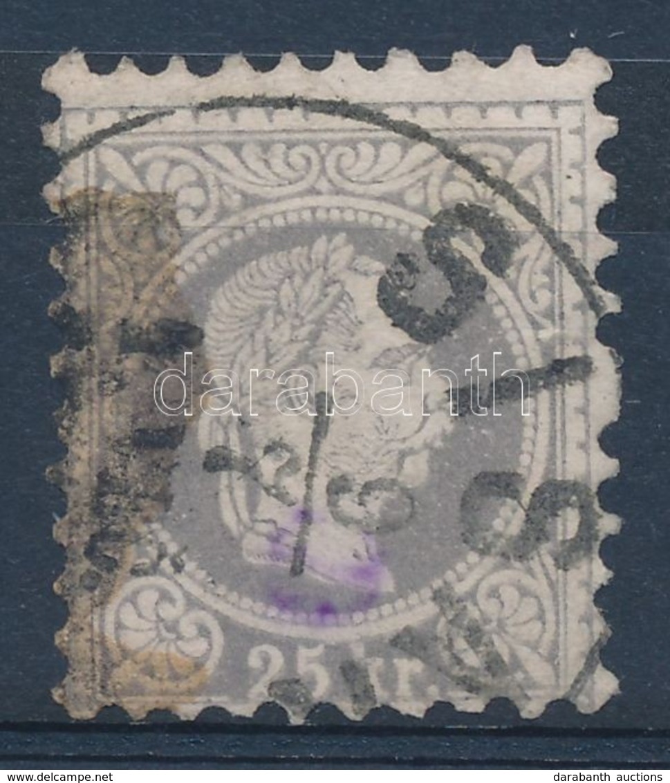 O 1867 Koenyvnyomat 25kr ,,SISAK' - Other & Unclassified