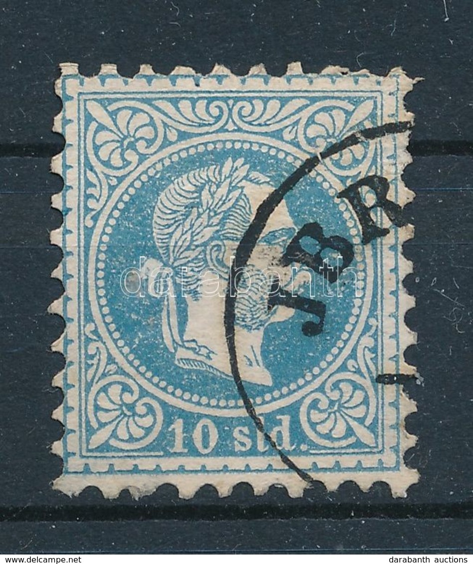 O 1867 Magyar Posta Romaniaban 10sld ,,JBR(AILA)' (33.000) - Other & Unclassified