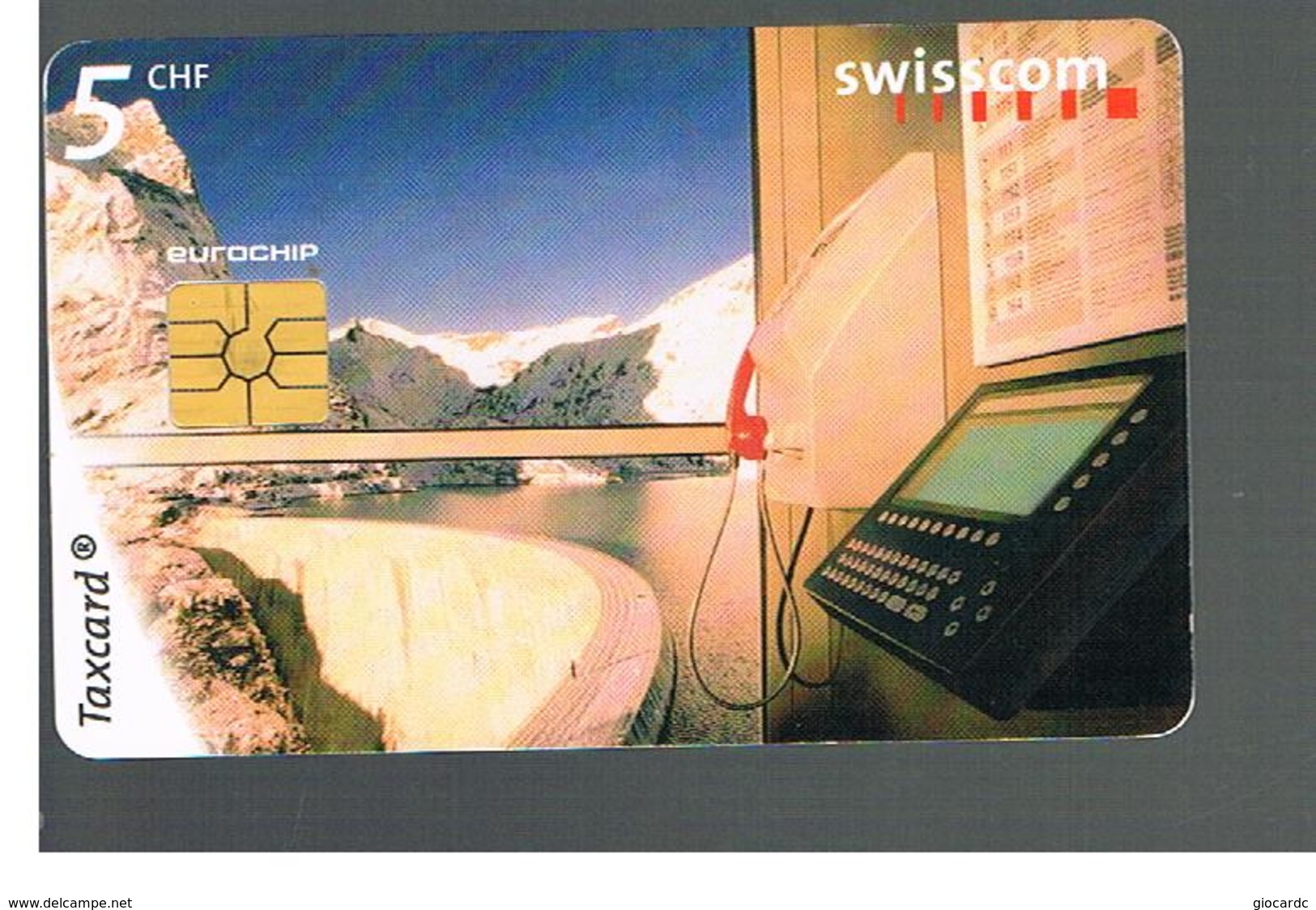 SVIZZERA (SWITZERLAND) - 1998     EMOSSON DAM - USED - RIF. 10056 - Svizzera
